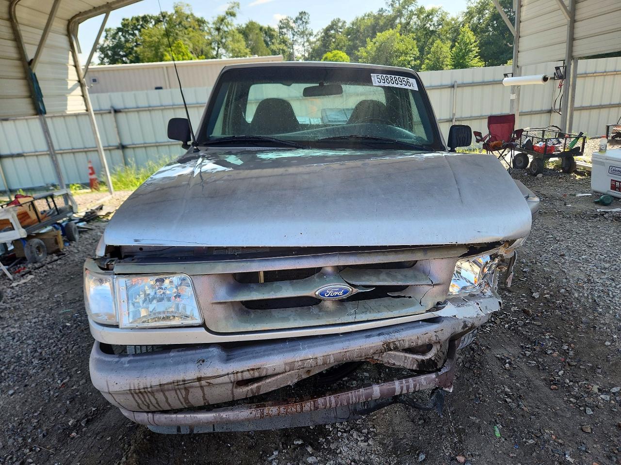 1995 Ford Ranger Silver vin: 1FTCR10AXSTA17858