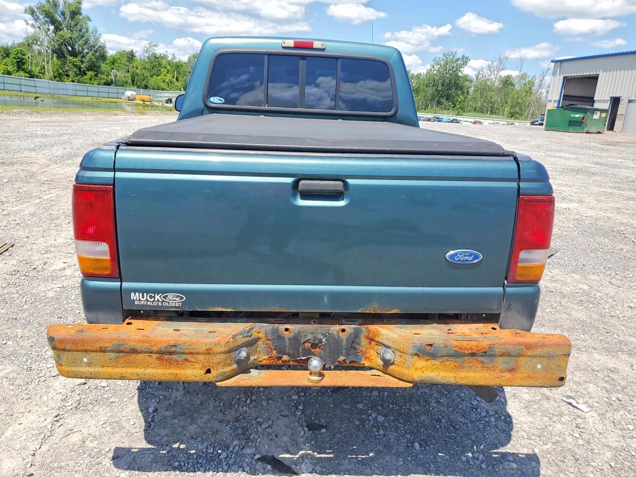 1996 Ford Ranger Green vin: 1FTCR10AXTPA78637