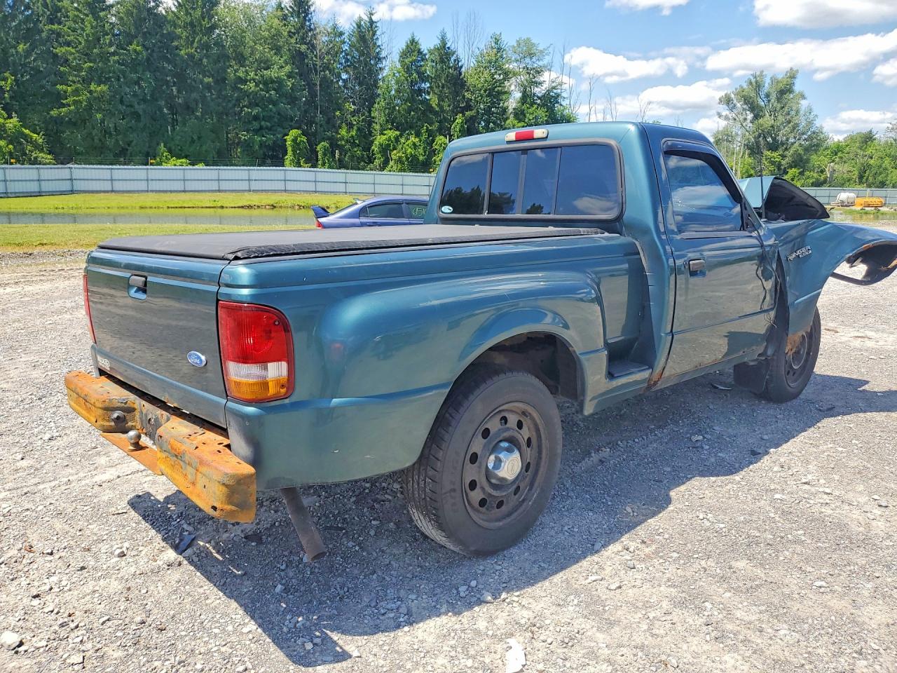 1996 Ford Ranger Green vin: 1FTCR10AXTPA78637