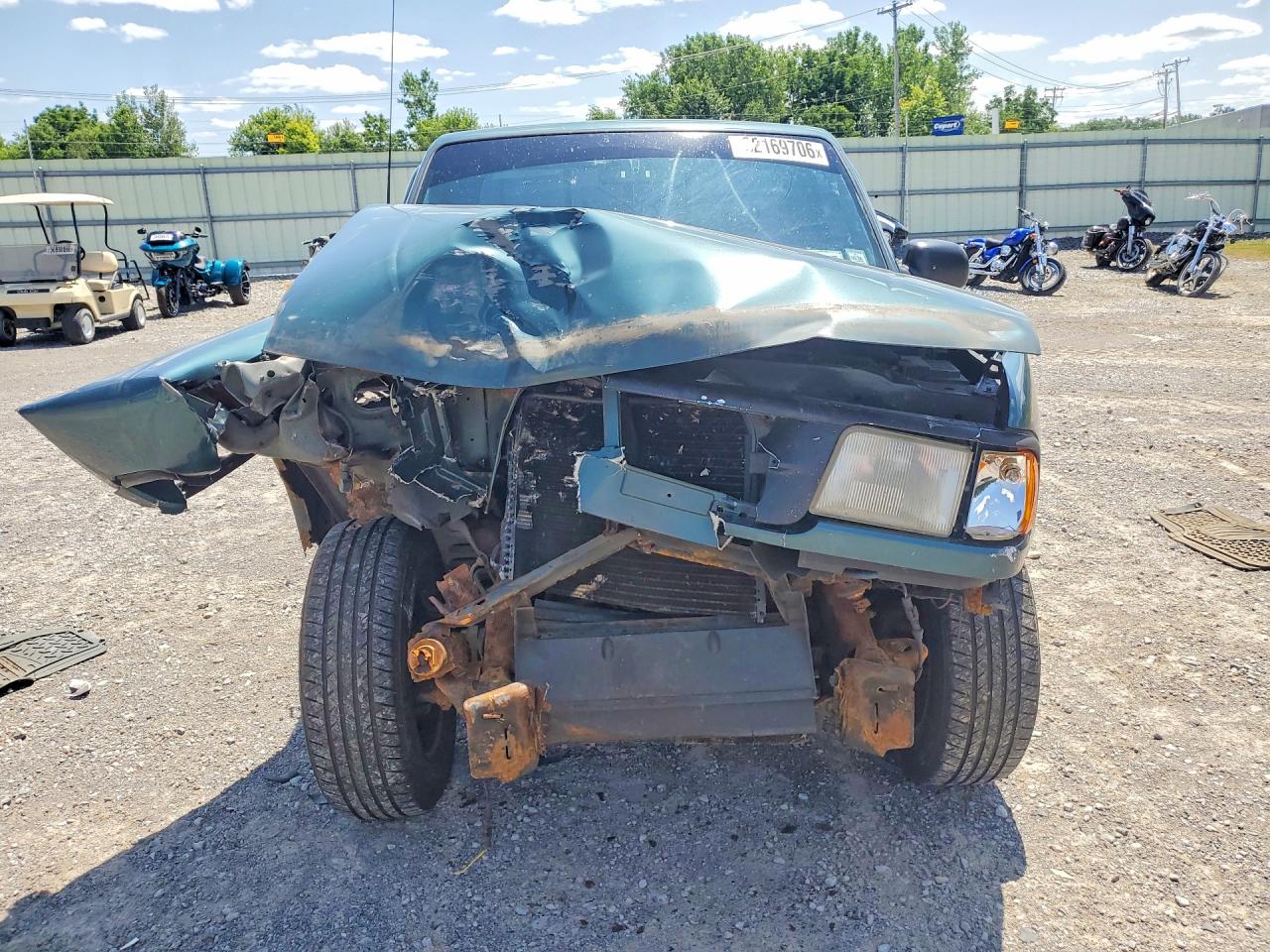 1996 Ford Ranger Green vin: 1FTCR10AXTPA78637