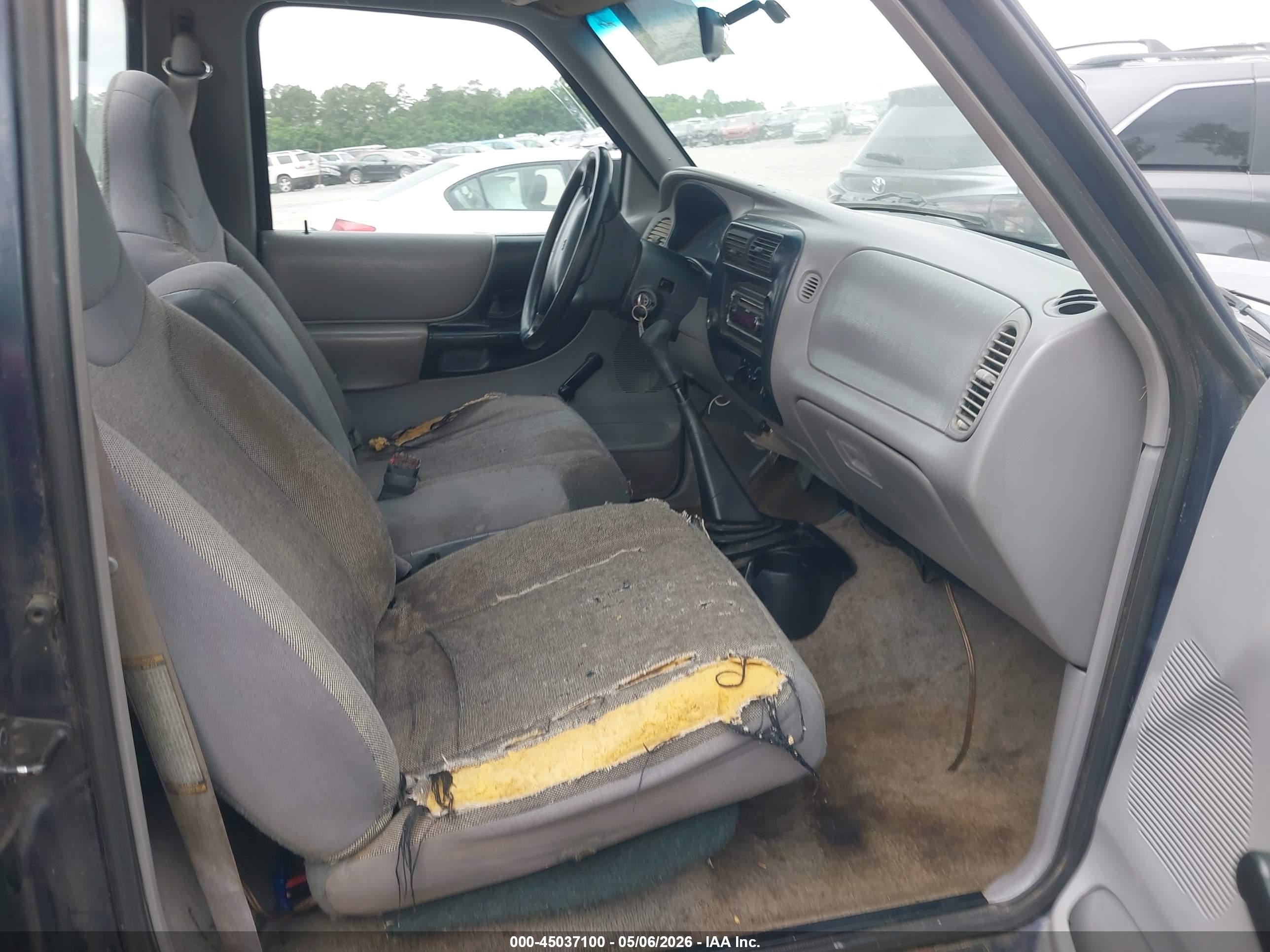1997 Ford Ranger Splash/xl/xlt Blue vin: 1FTCR10AXVPA83680