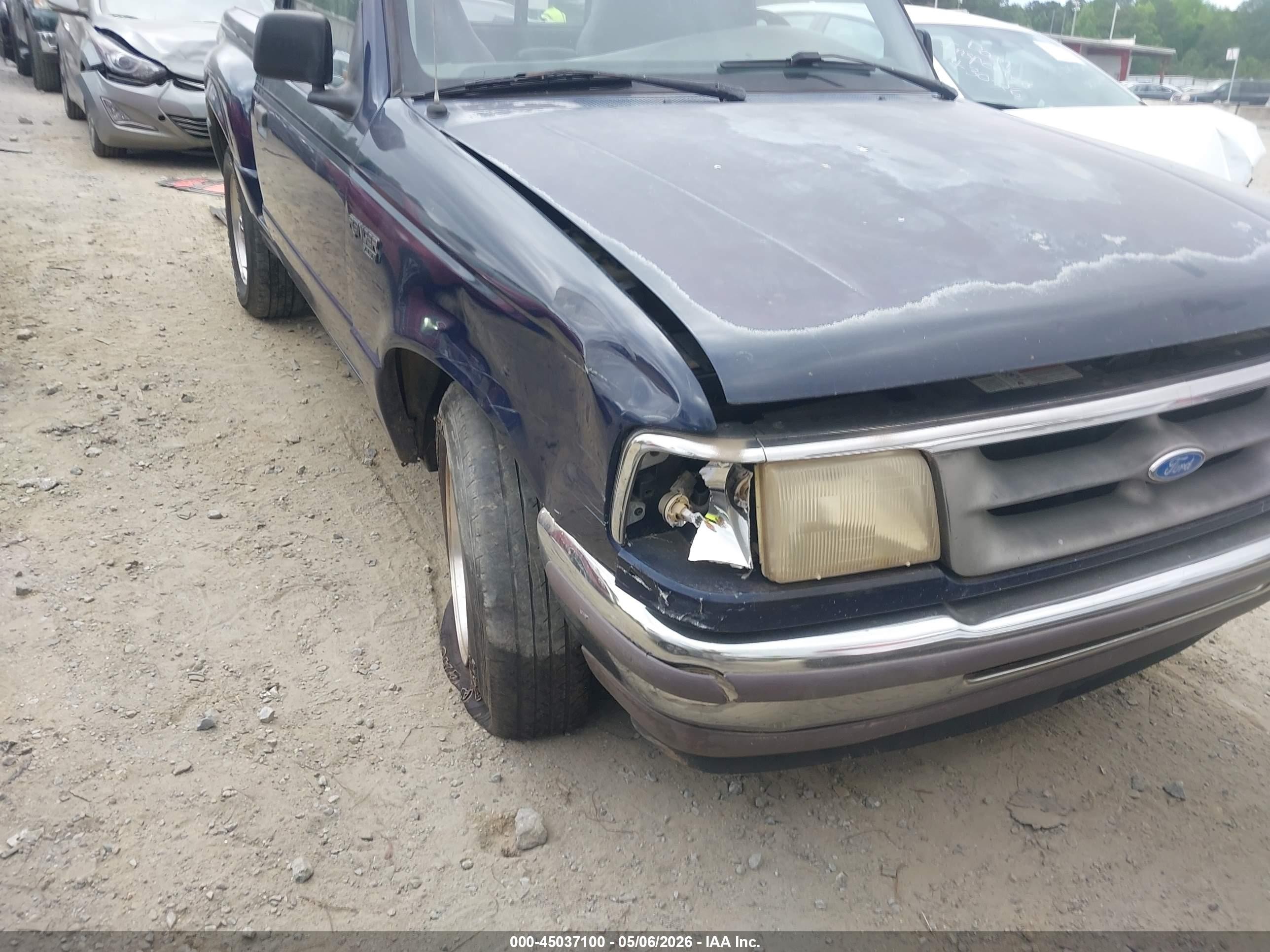 1997 Ford Ranger Splash/xl/xlt Blue vin: 1FTCR10AXVPA83680