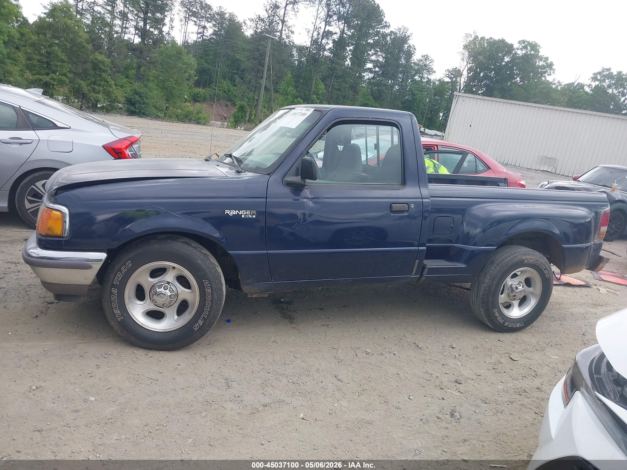 1997 Ford Ranger Splash/xl/xlt Blue vin: 1FTCR10AXVPA83680