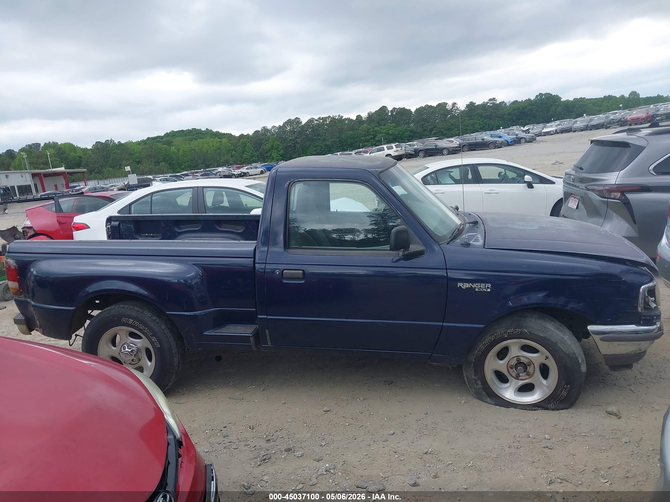 1997 Ford Ranger Splash/xl/xlt Blue vin: 1FTCR10AXVPA83680