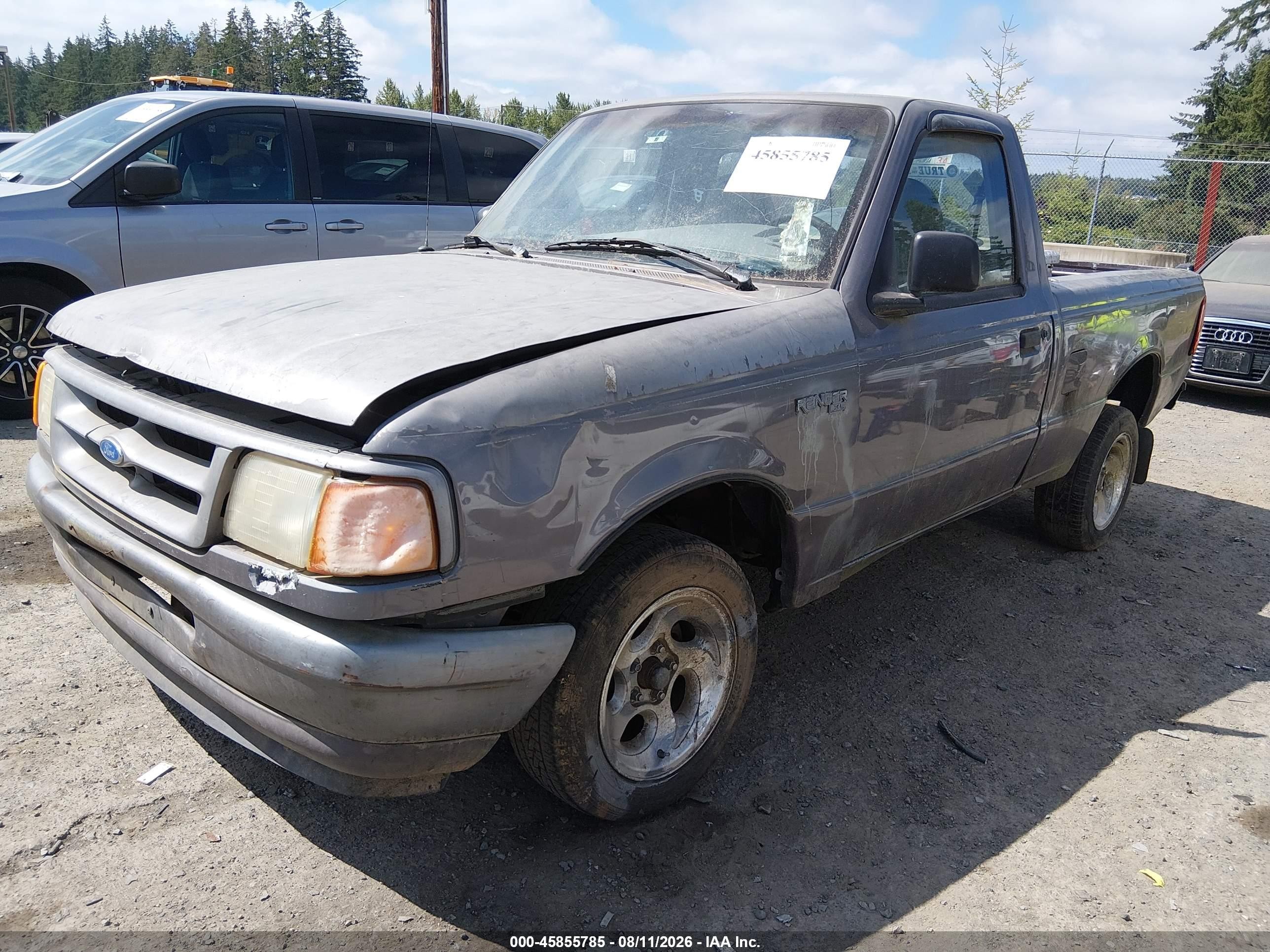 1997 Ford Ranger Splash/xlt Silver vin: 1FTCR10AXVPB31145