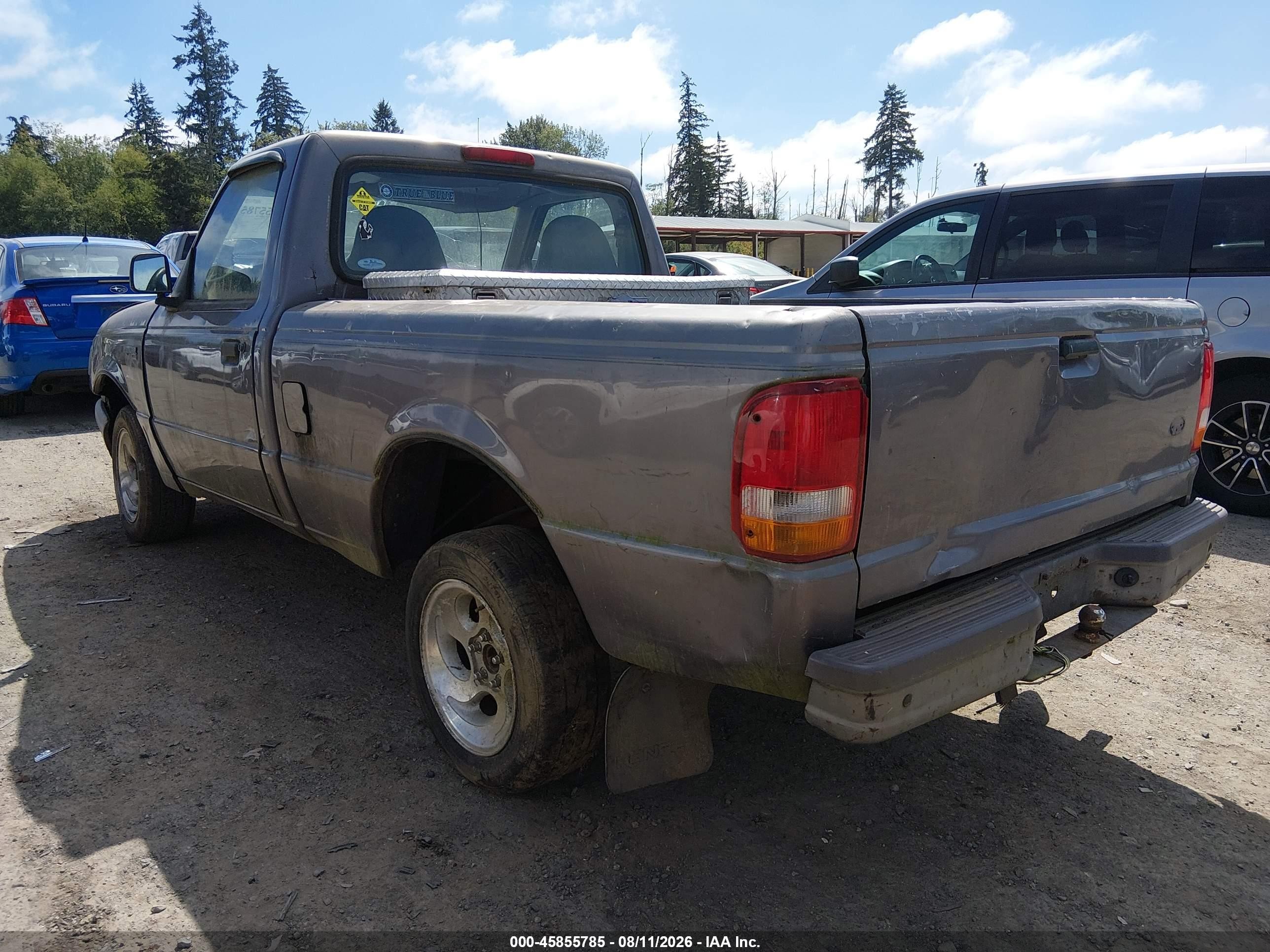 1997 Ford Ranger Splash/xlt Silver vin: 1FTCR10AXVPB31145
