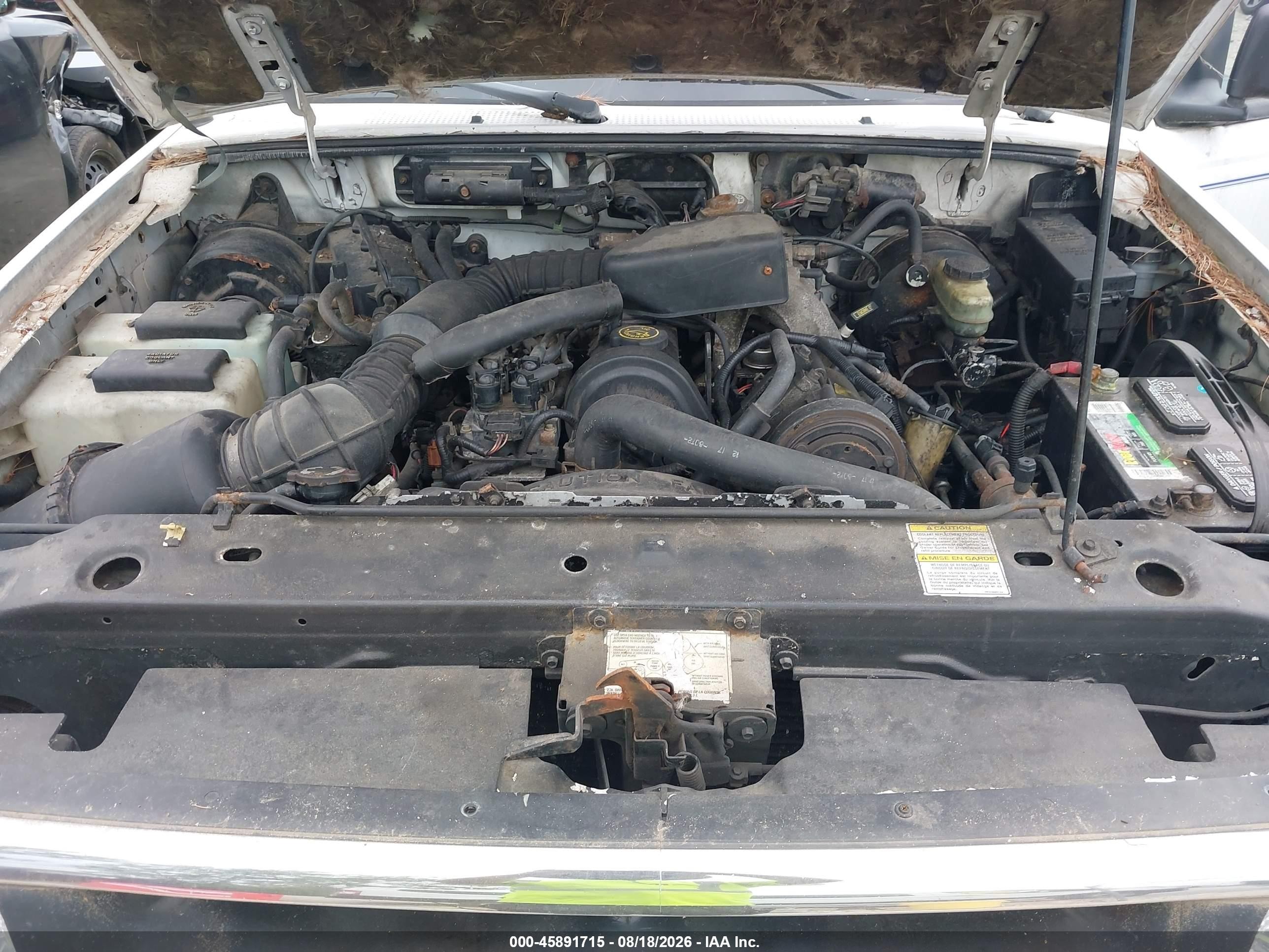 1997 Ford Ranger Splash/xlt Белый vin: 1FTCR10AXVUD39656