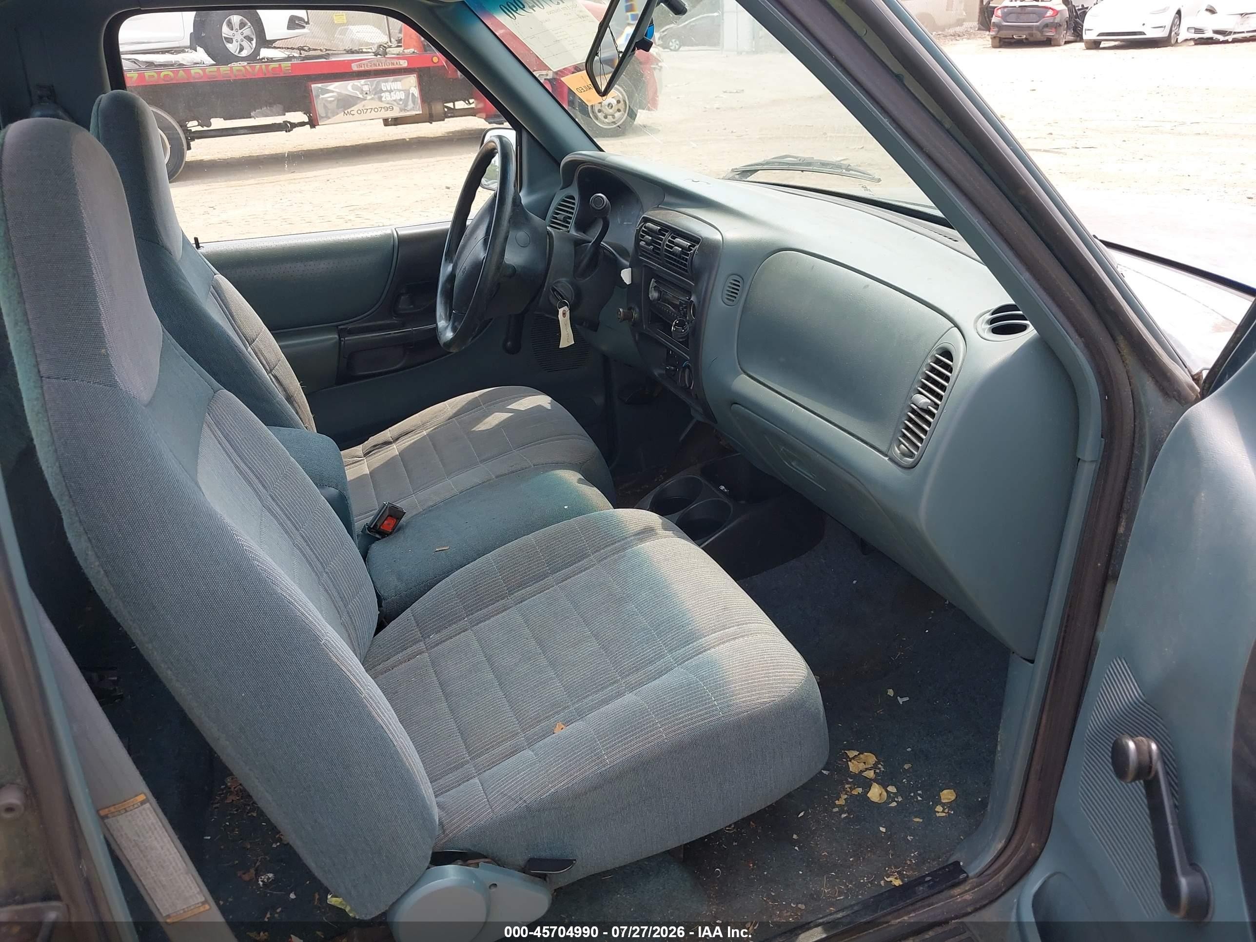 1997 Ford Ranger Splash/xlt Green vin: 1FTCR10AXVUD48325