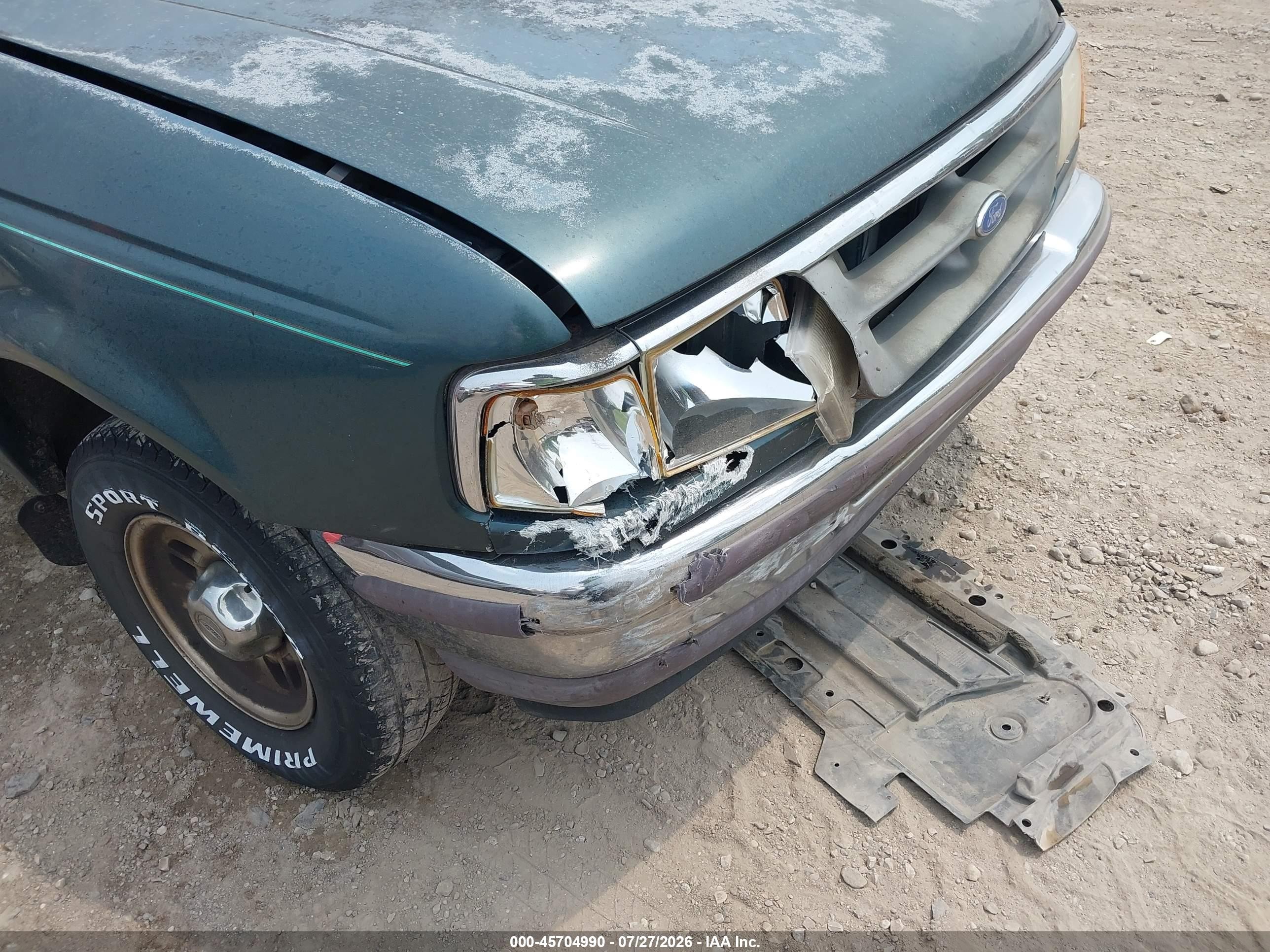 1997 Ford Ranger Splash/xlt Green vin: 1FTCR10AXVUD48325