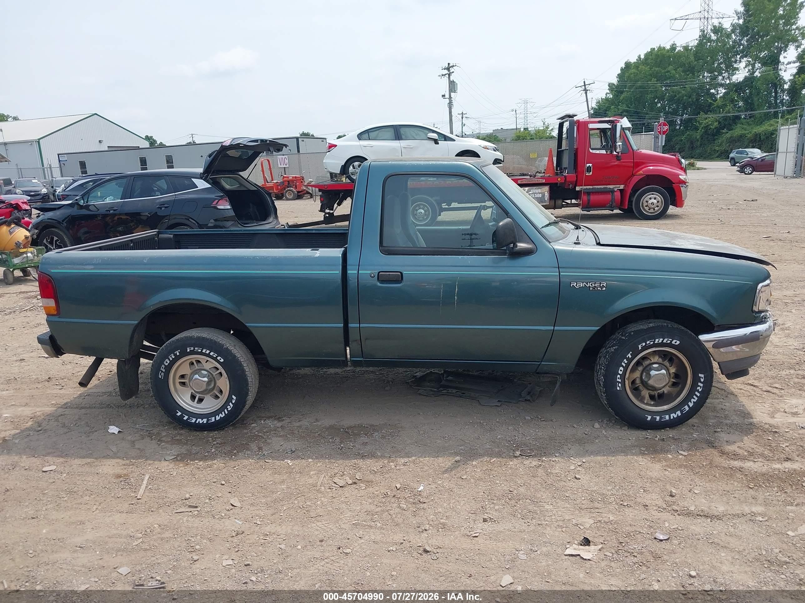 1997 Ford Ranger Splash/xlt Green vin: 1FTCR10AXVUD48325