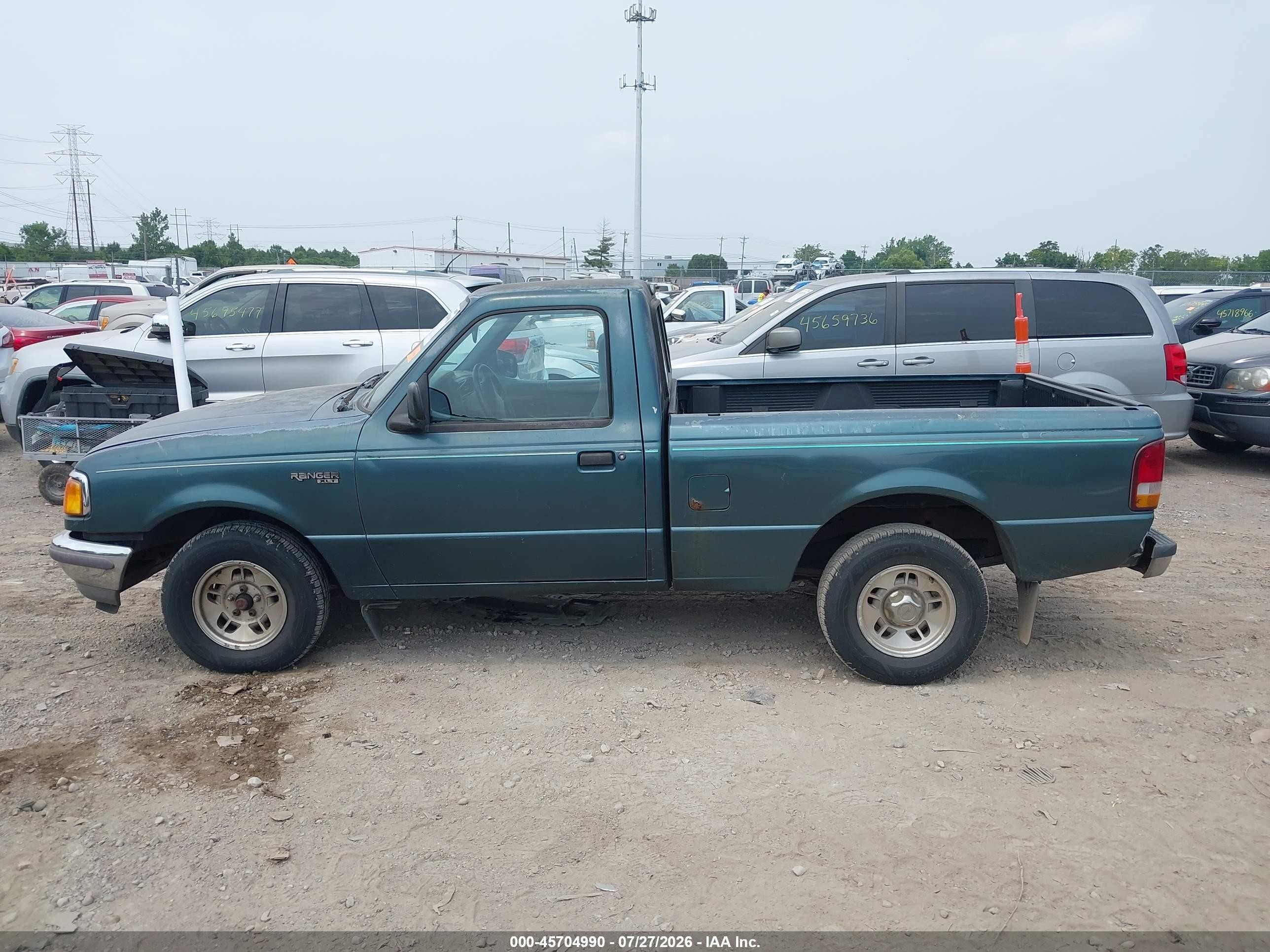 1997 Ford Ranger Splash/xlt Green vin: 1FTCR10AXVUD48325