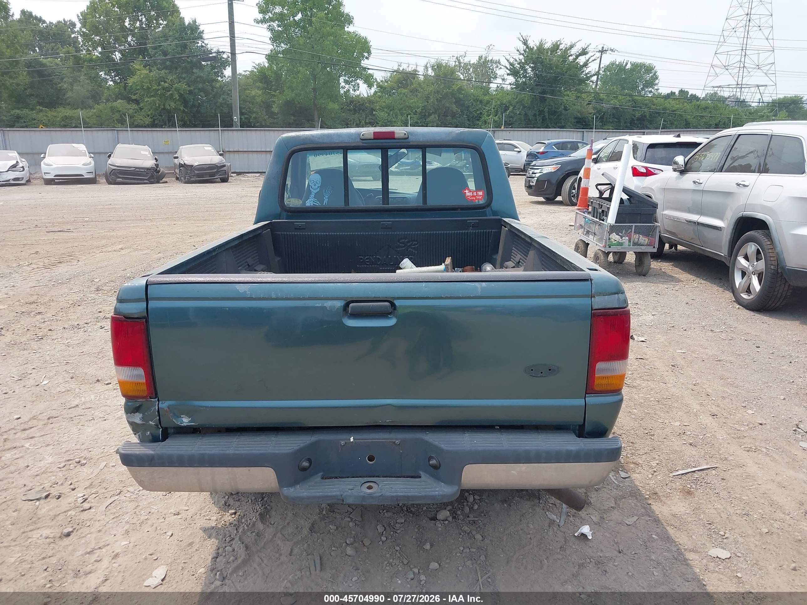 1997 Ford Ranger Splash/xlt Green vin: 1FTCR10AXVUD48325