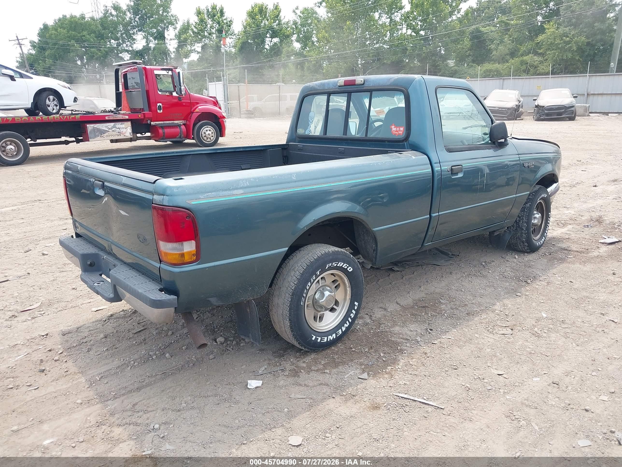 1997 Ford Ranger Splash/xlt Green vin: 1FTCR10AXVUD48325