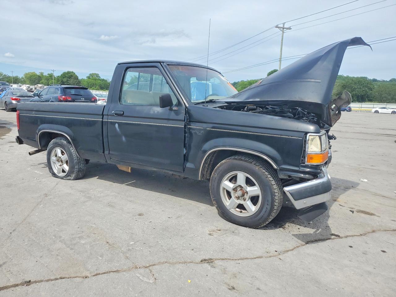 1989 Ford Ranger Black vin: 1FTCR10T0KUC67475