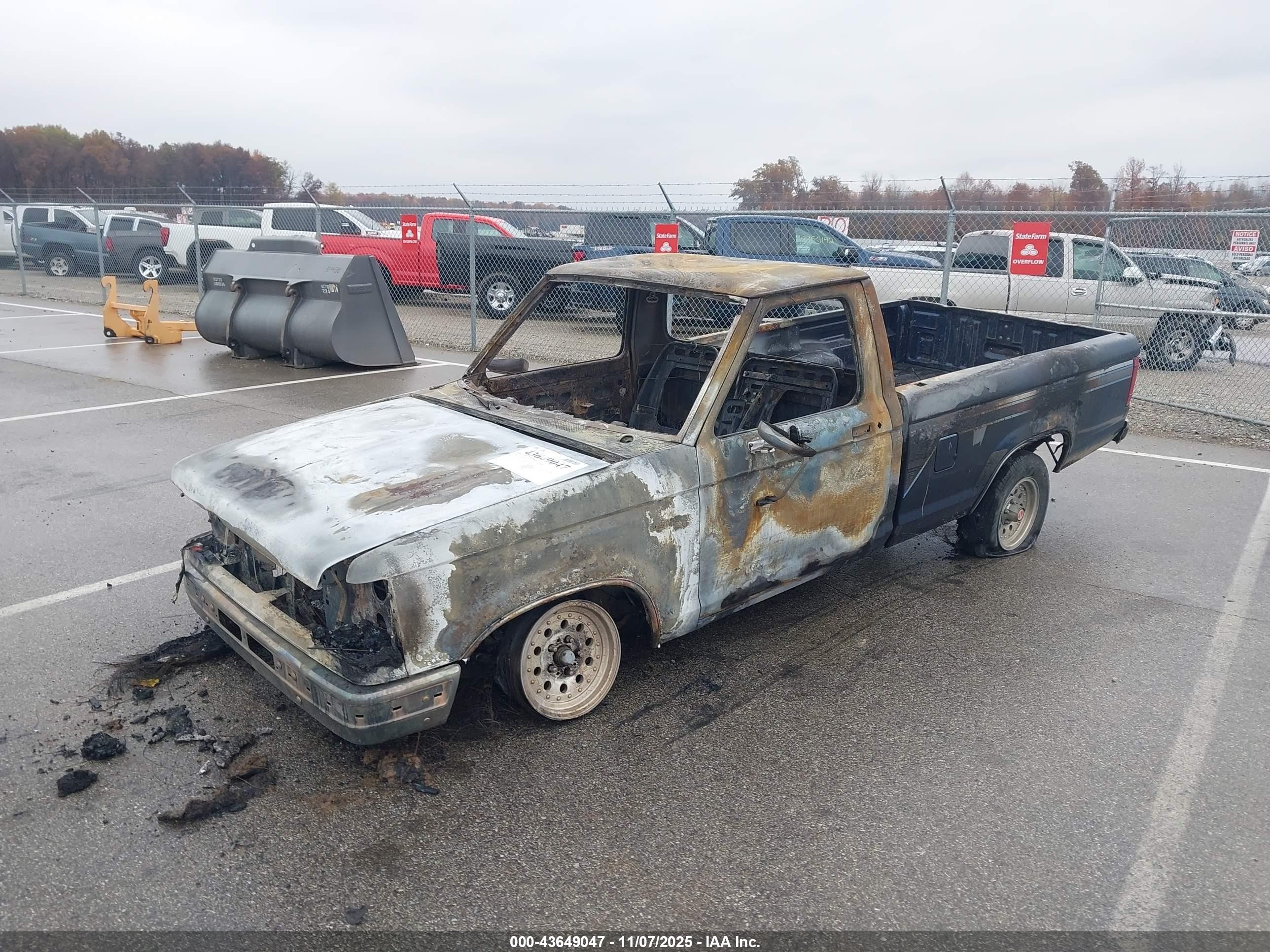 1989 Ford Ranger   Blue vin: 1FTCR10T2KUA62577