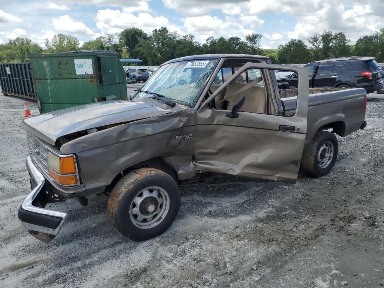 1989 Ford Ranger Gray vin: 1FTCR10T4KUC16349