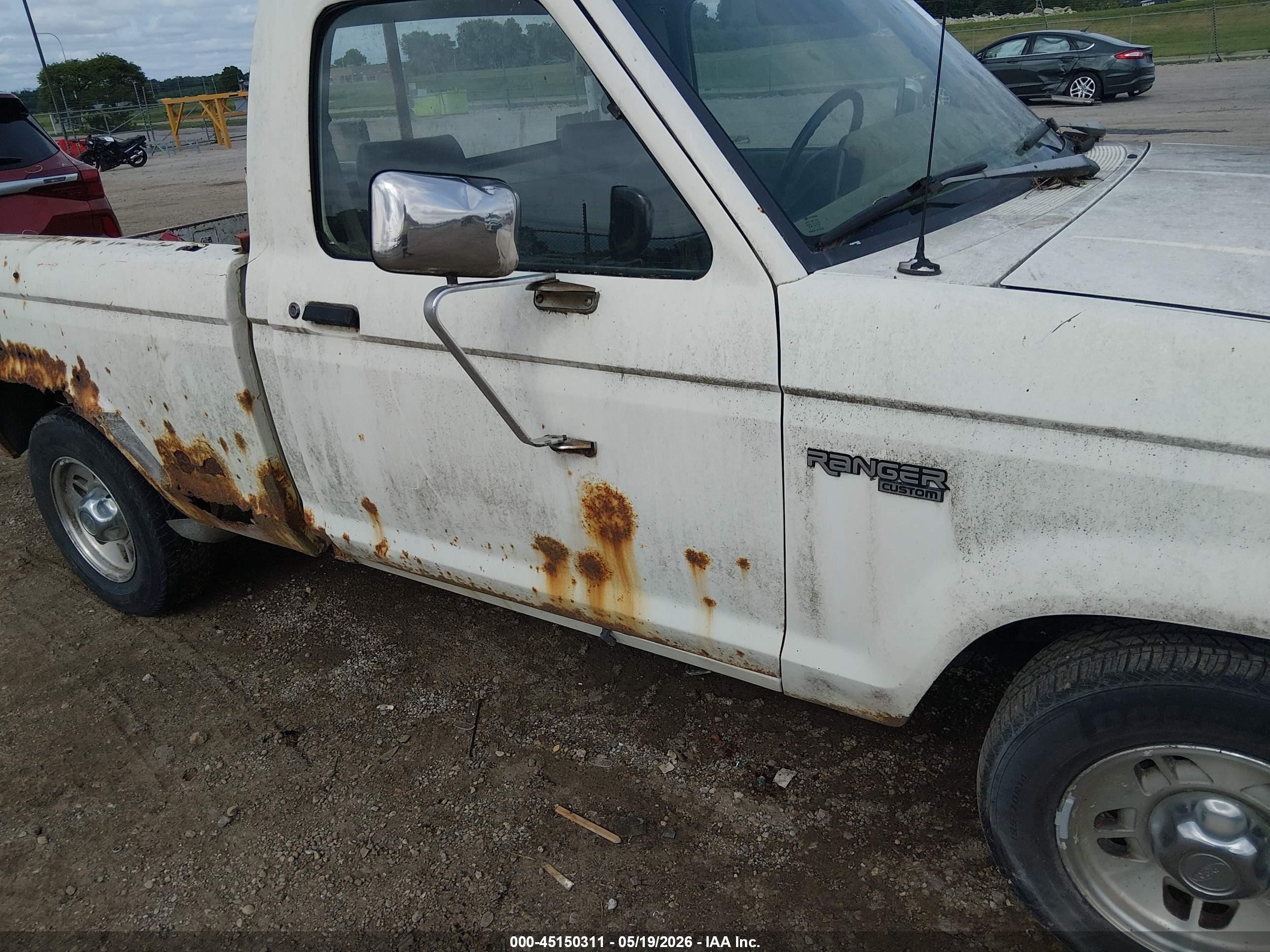 1990 Ford Ranger   White vin: 1FTCR10T6LUB62067