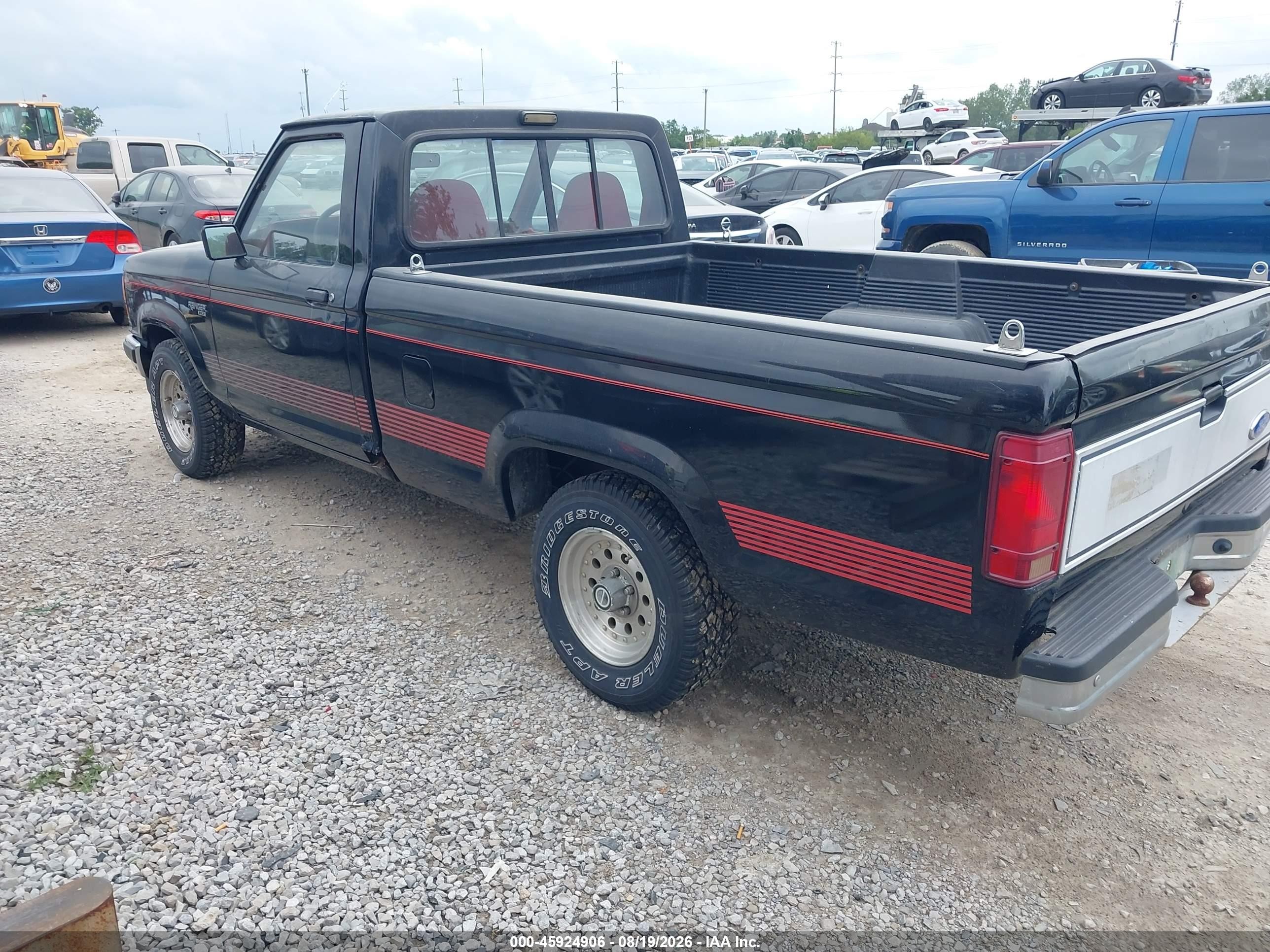 1991 Ford Ranger   Black vin: 1FTCR10U0MUB41001