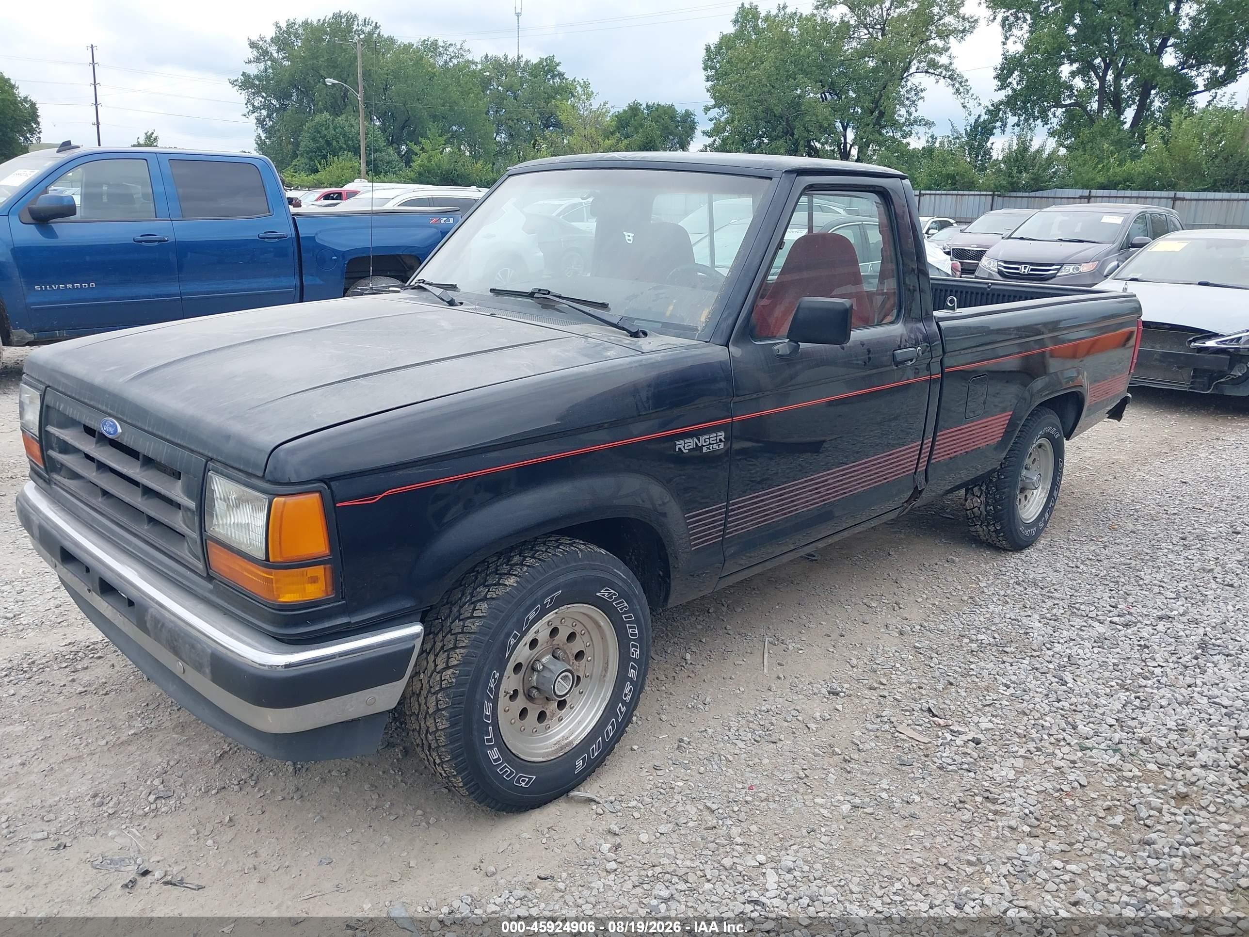 1991 Ford Ranger   Black vin: 1FTCR10U0MUB41001
