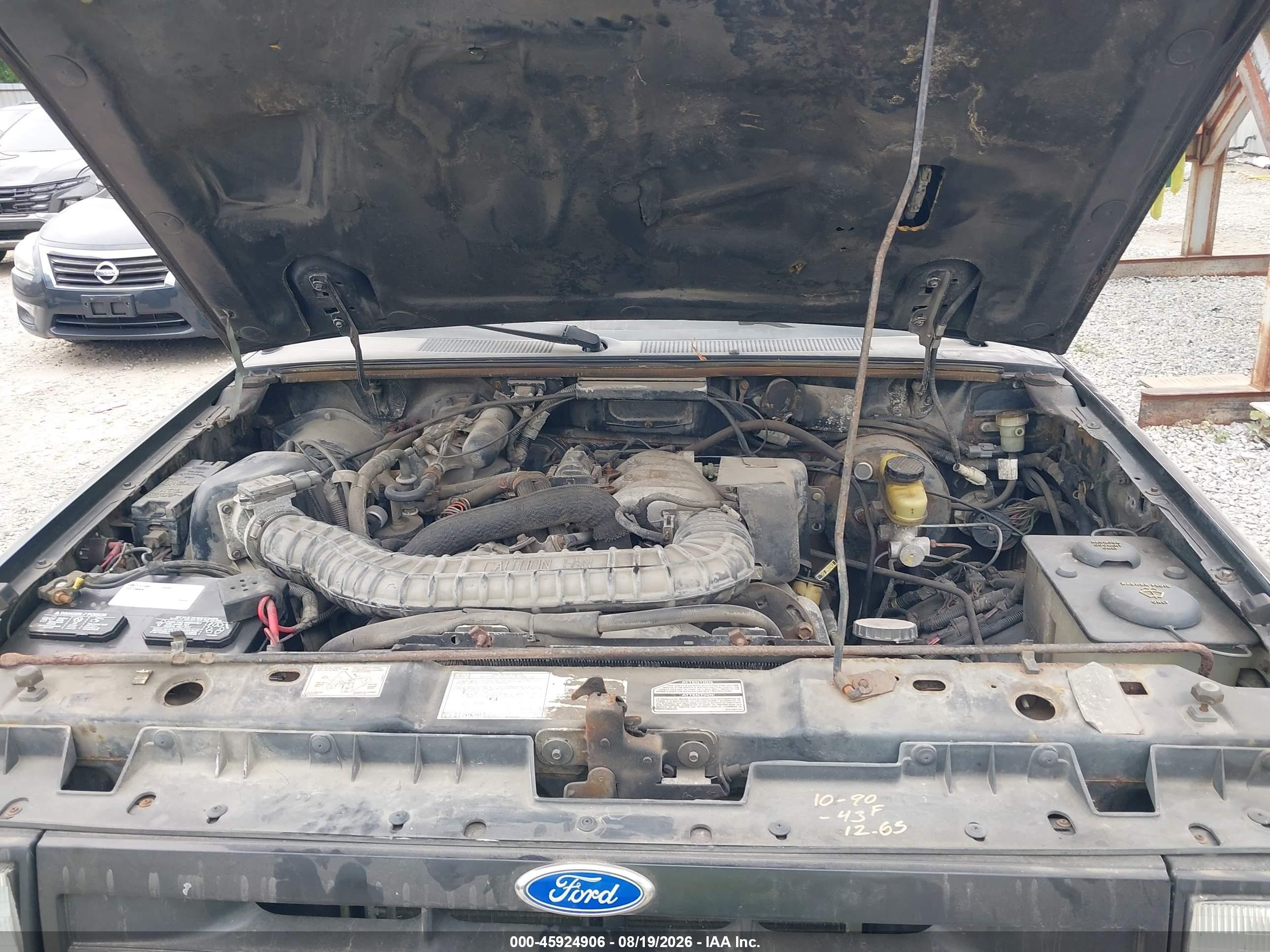 1991 Ford Ranger   Black vin: 1FTCR10U0MUB41001