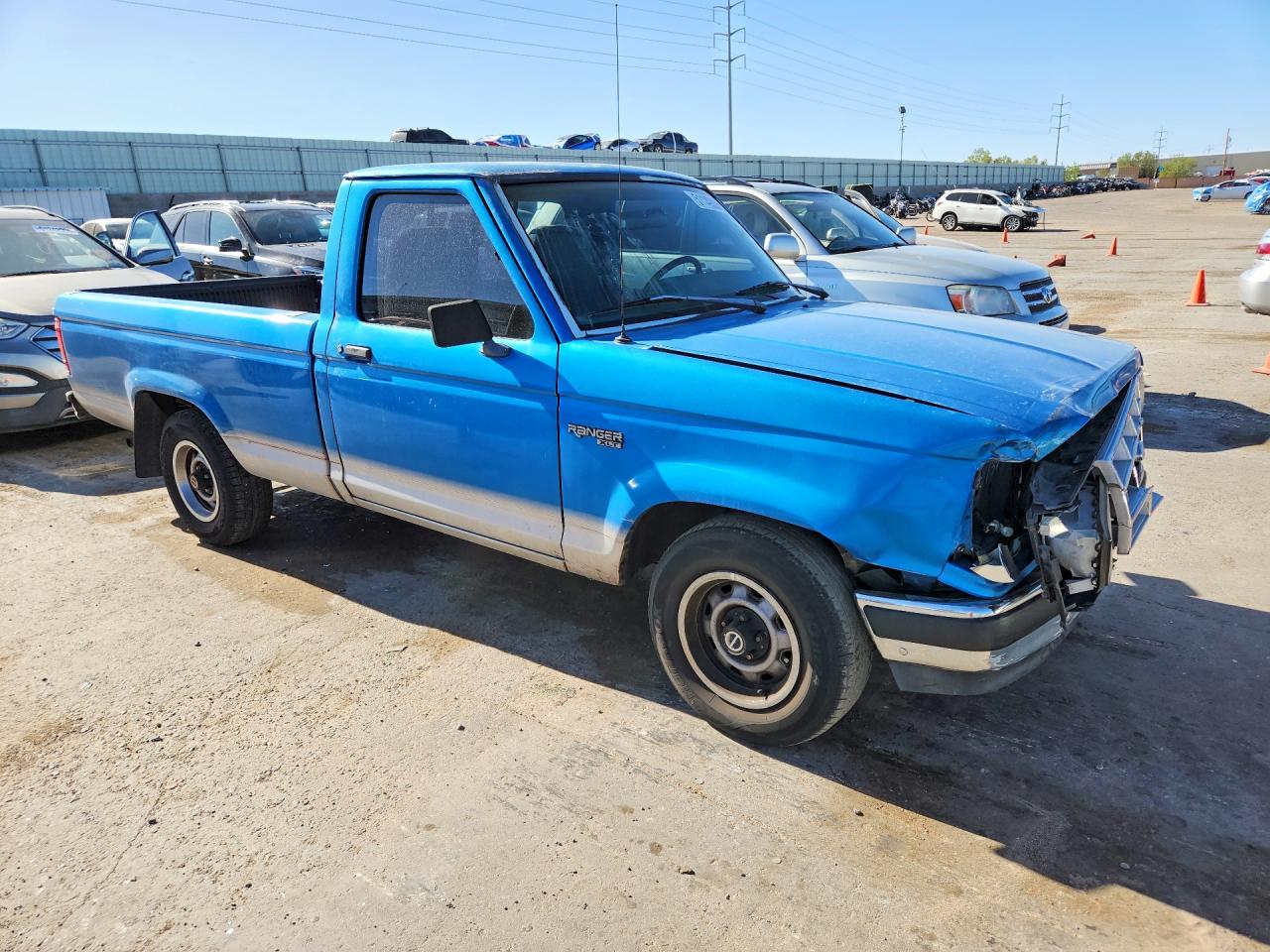 1992 Ford Ranger Blue vin: 1FTCR10U0NPA79549