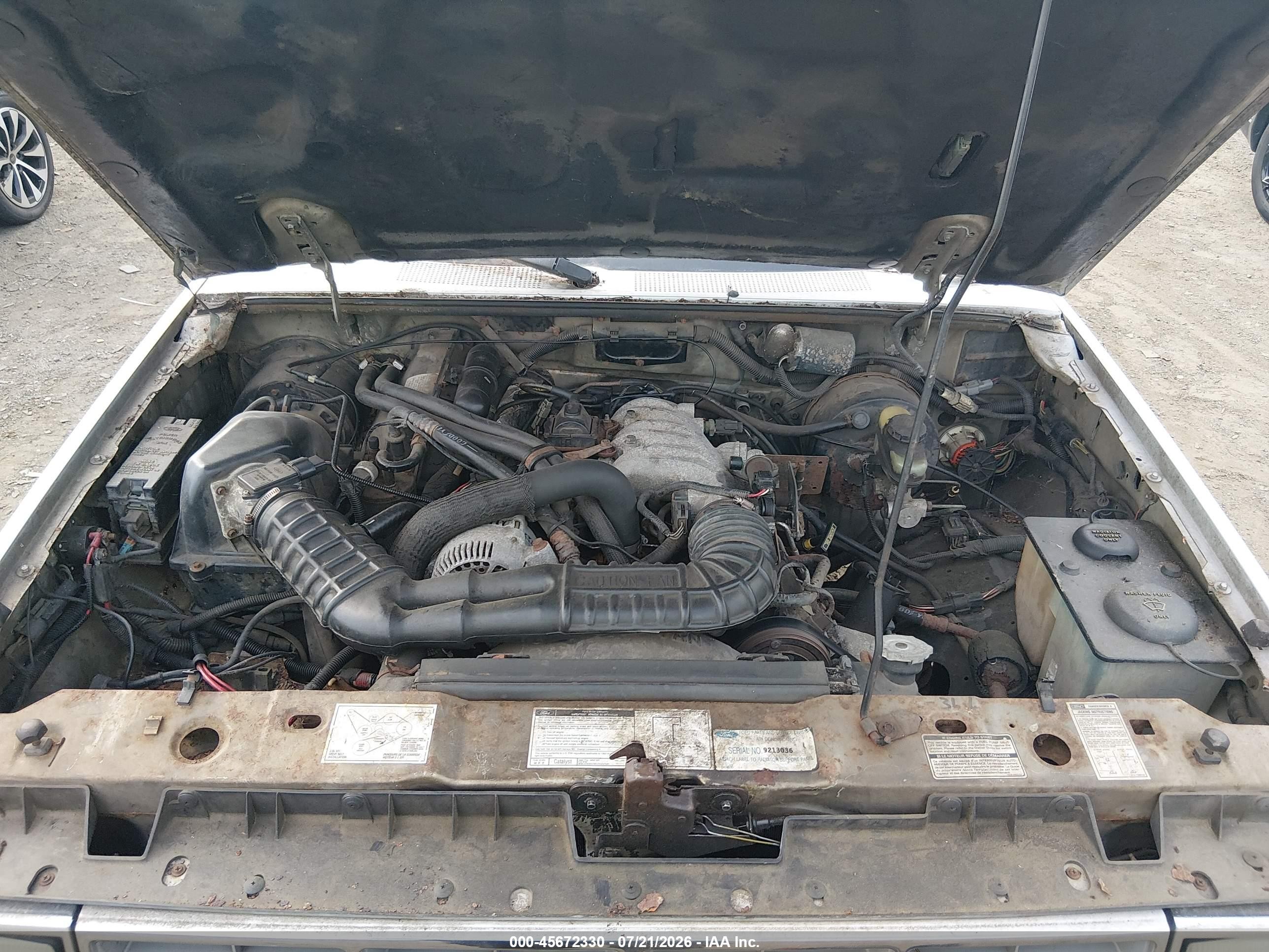 1992 Ford Ranger   Silver vin: 1FTCR10U0NTA36160