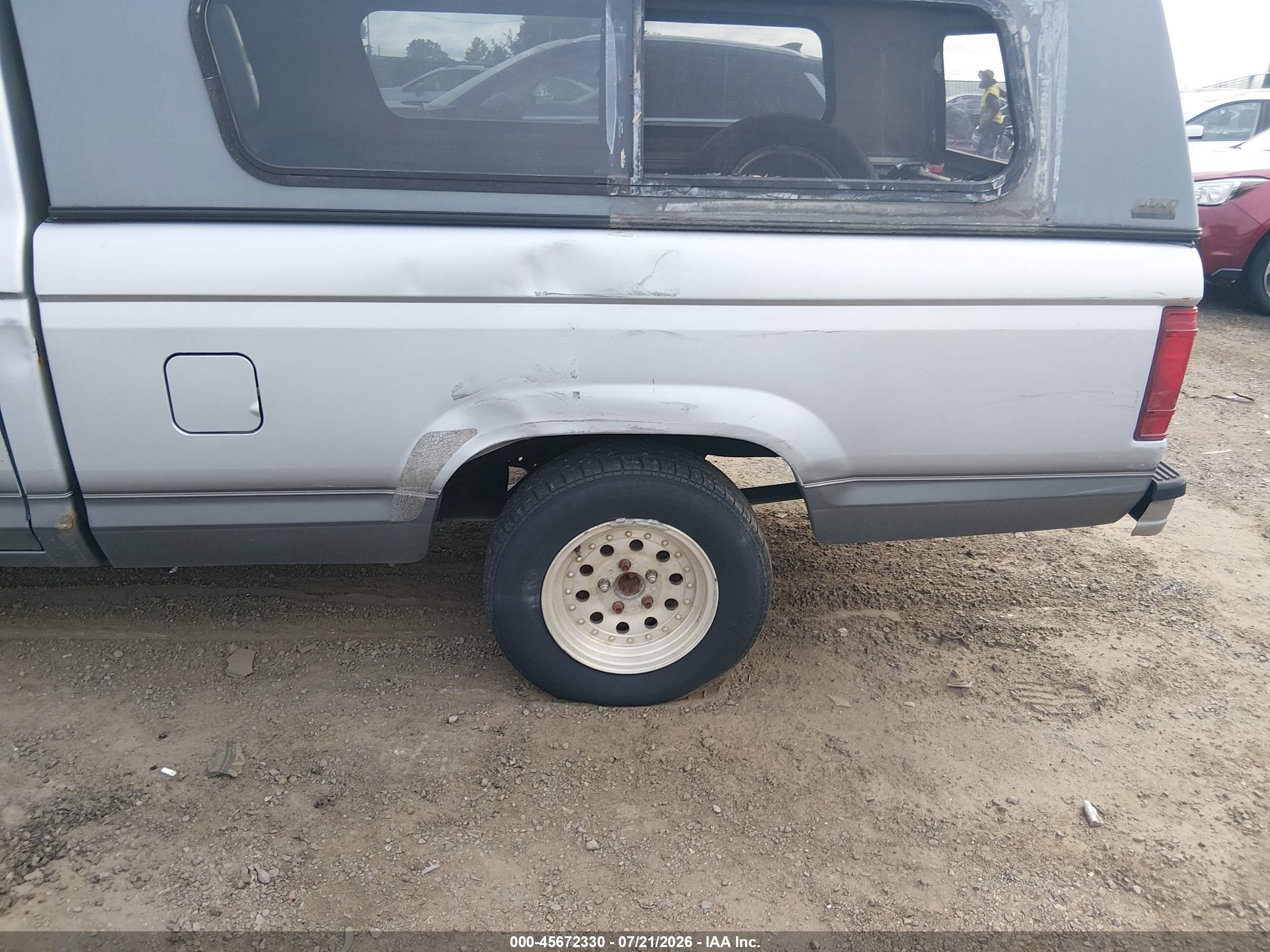 1992 Ford Ranger   Silver vin: 1FTCR10U0NTA36160