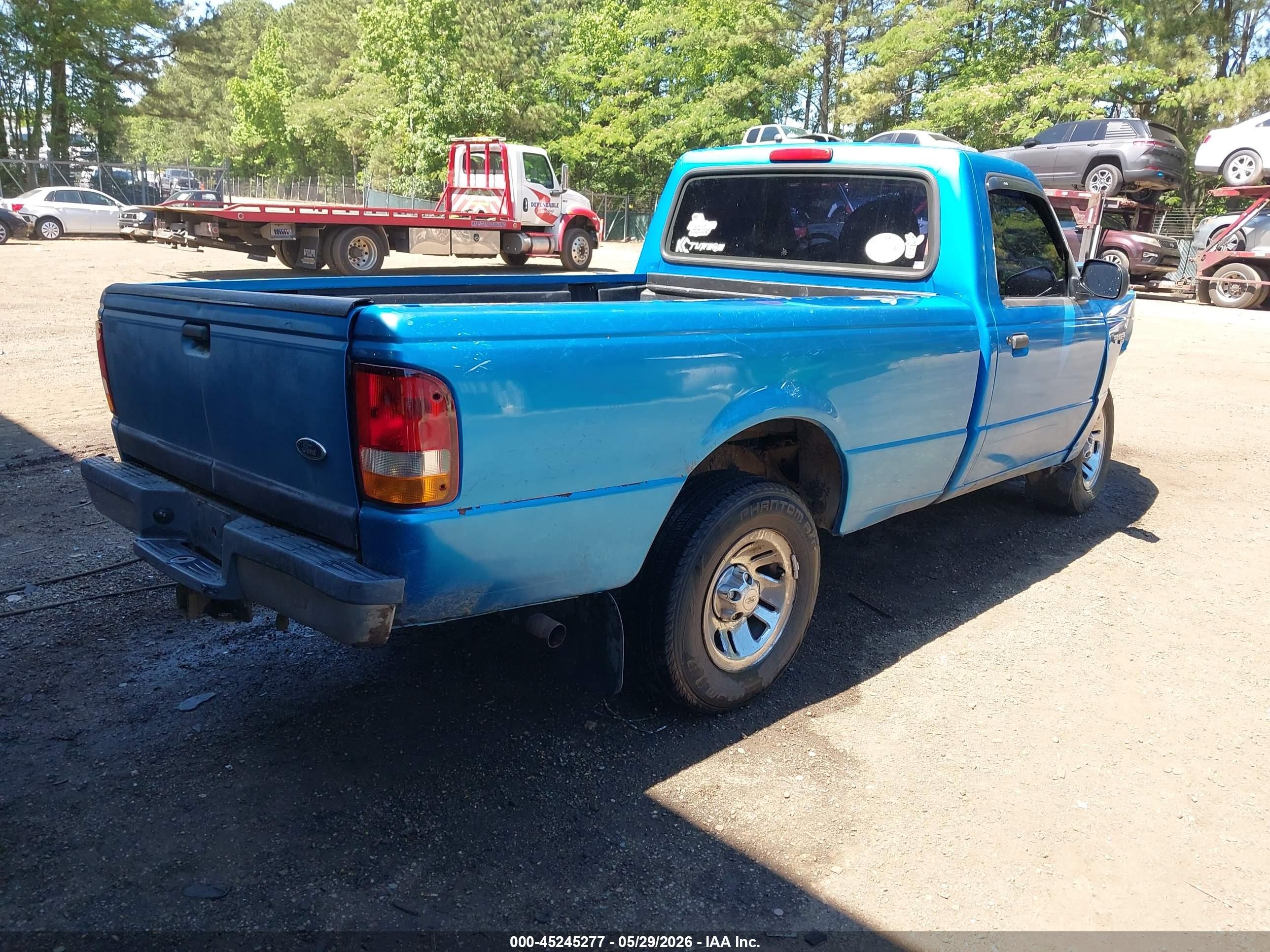 1996 Ford Ranger Синий vin: 1FTCR10U0TPA92234