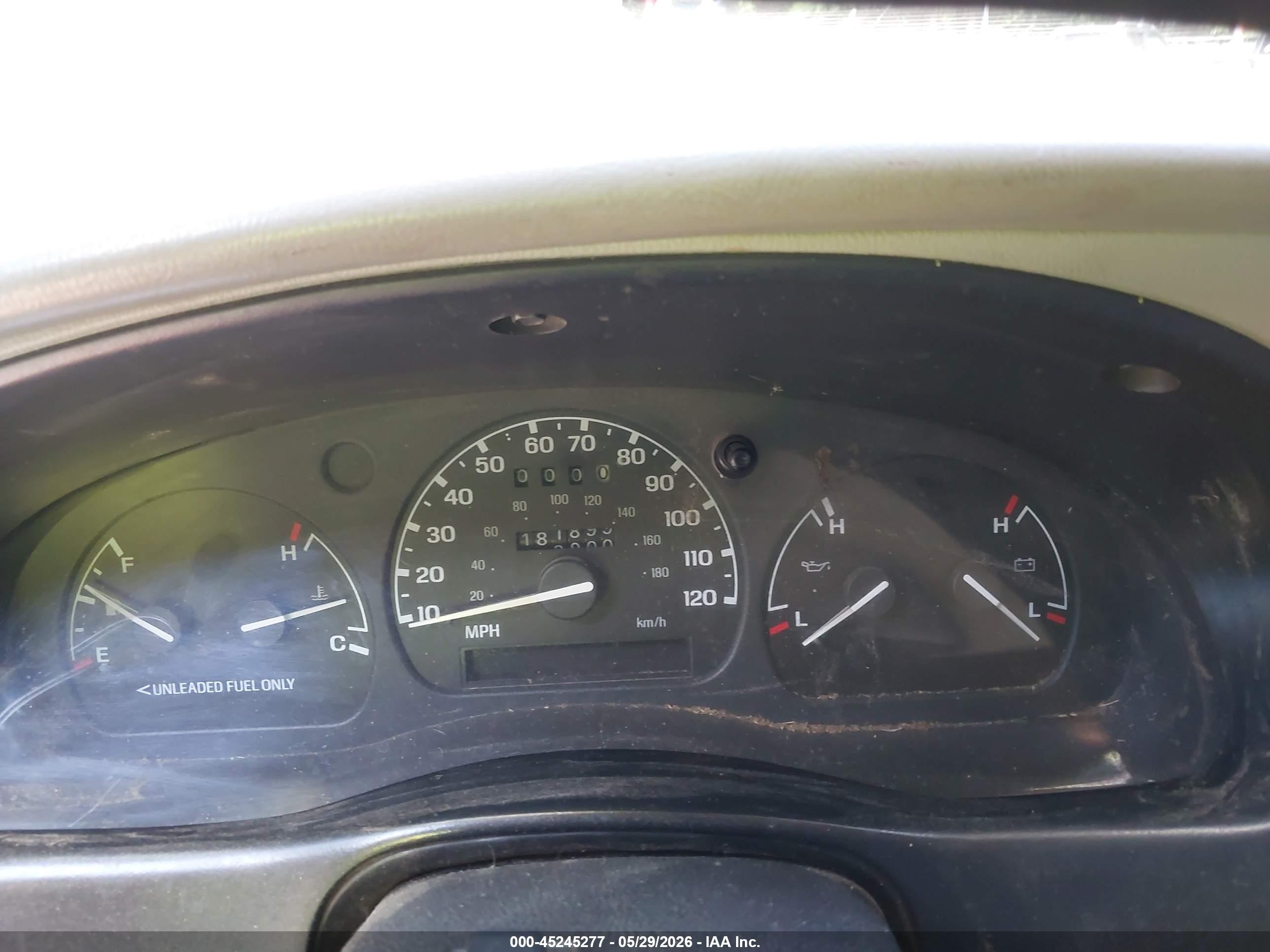 1996 Ford Ranger Синий vin: 1FTCR10U0TPA92234