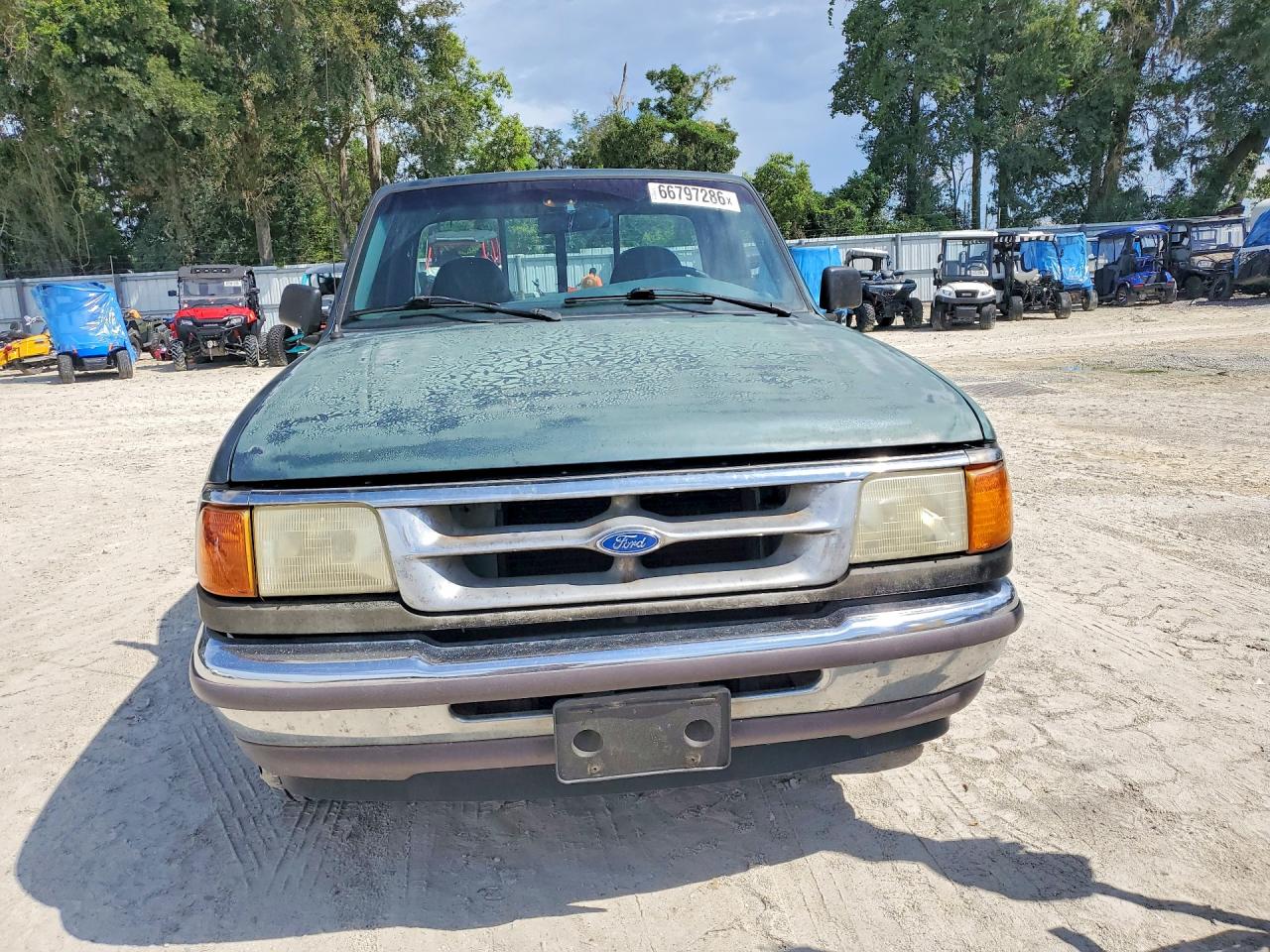 1996 Ford Ranger Зеленый vin: 1FTCR10U0TUD06849