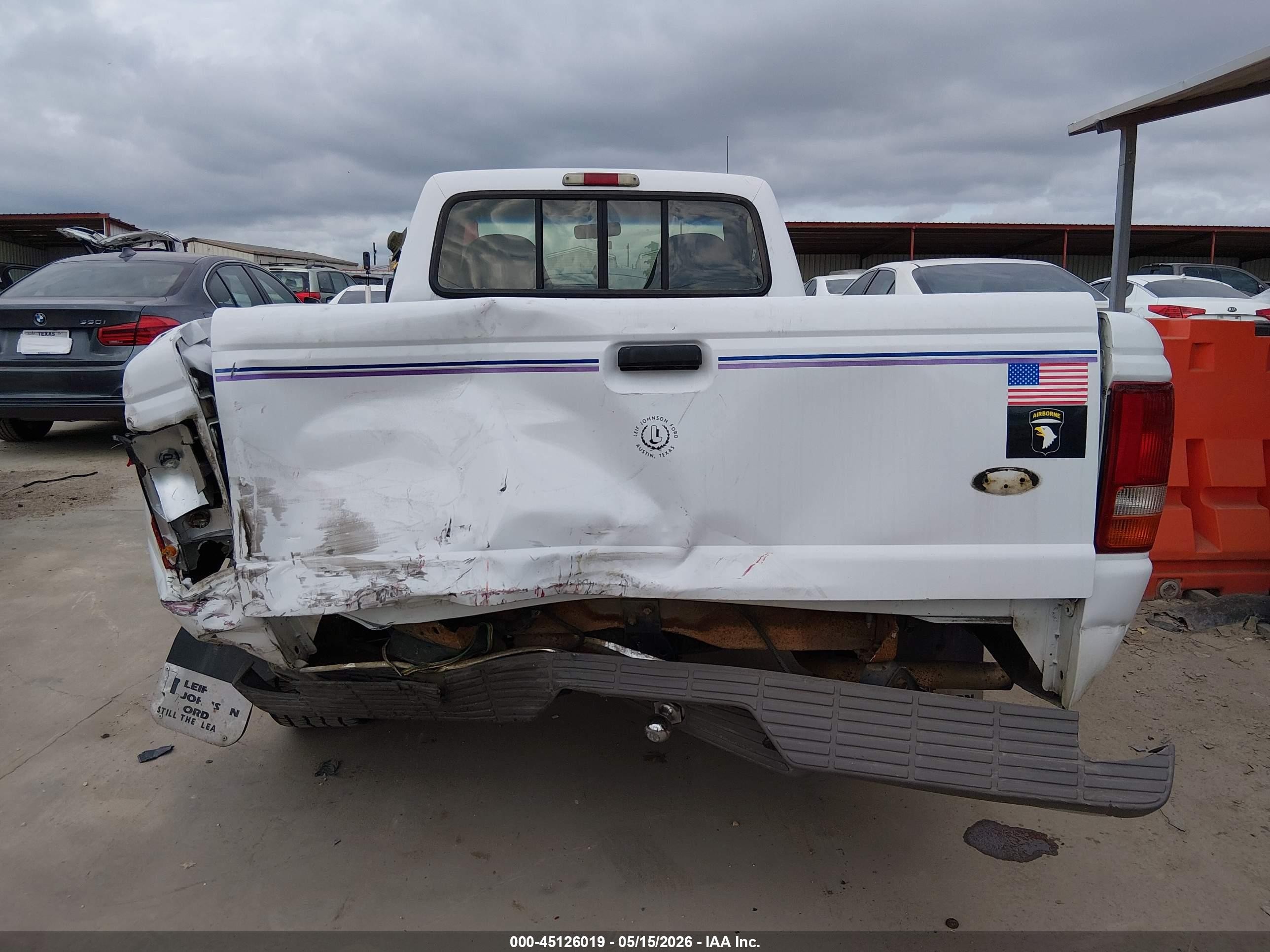 1994 Ford Ranger   White vin: 1FTCR10U1RPB46021