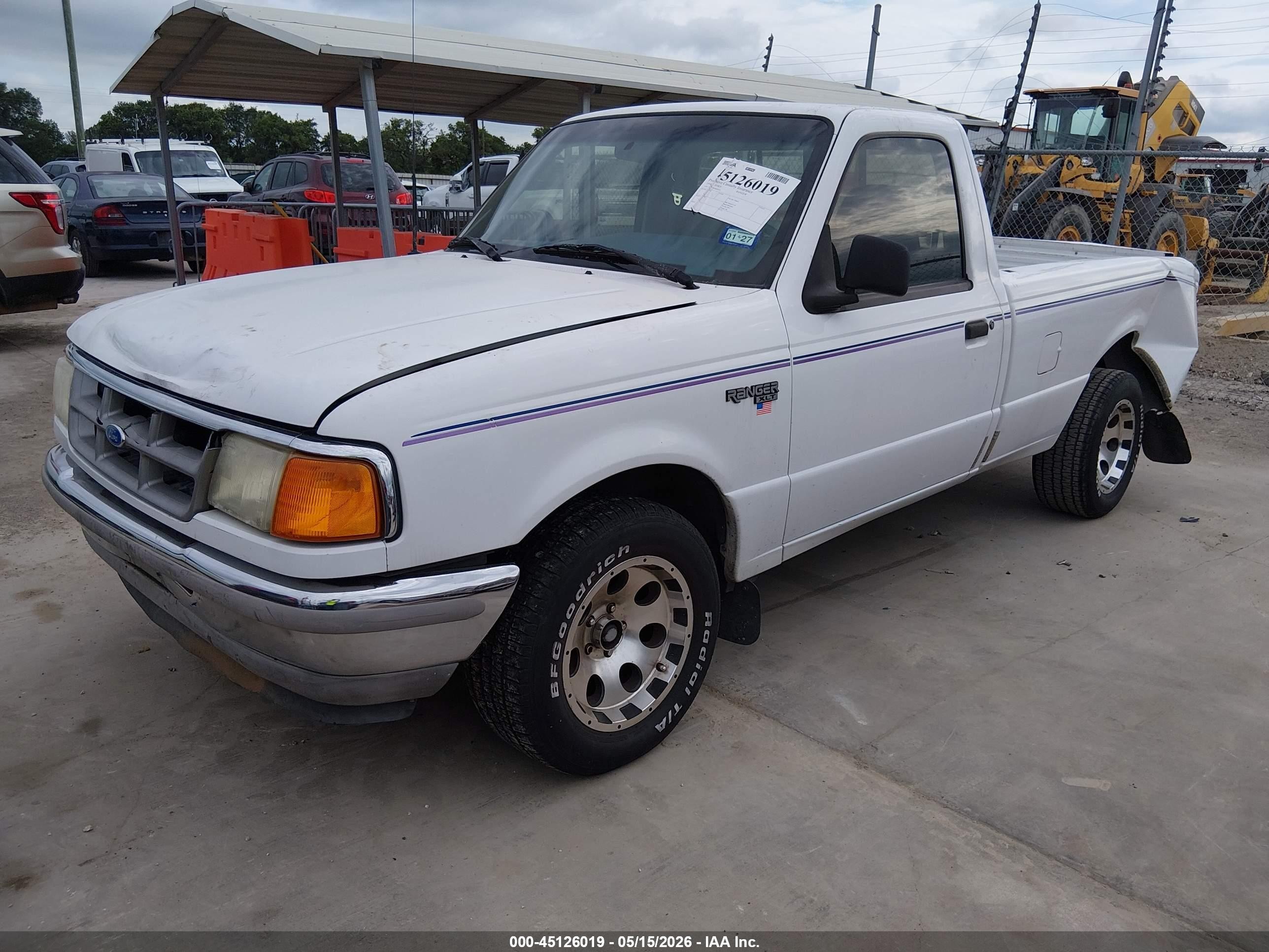 1994 Ford Ranger   White vin: 1FTCR10U1RPB46021