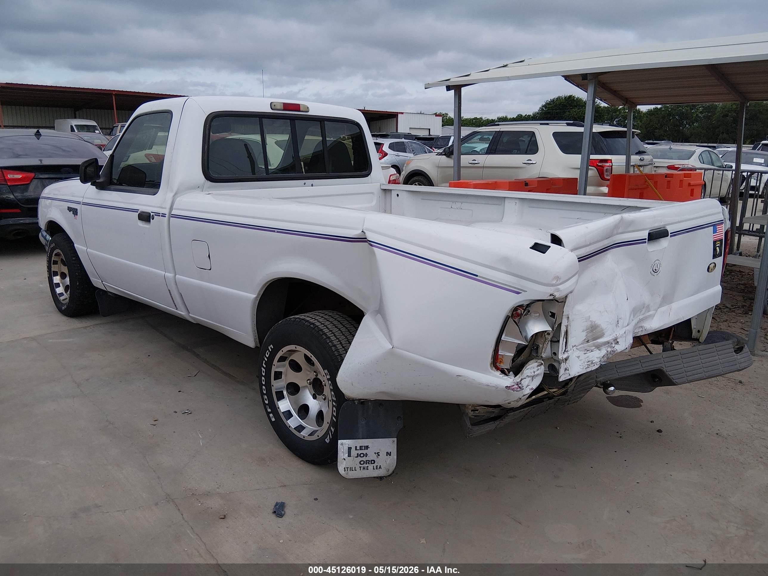 1994 Ford Ranger   White vin: 1FTCR10U1RPB46021