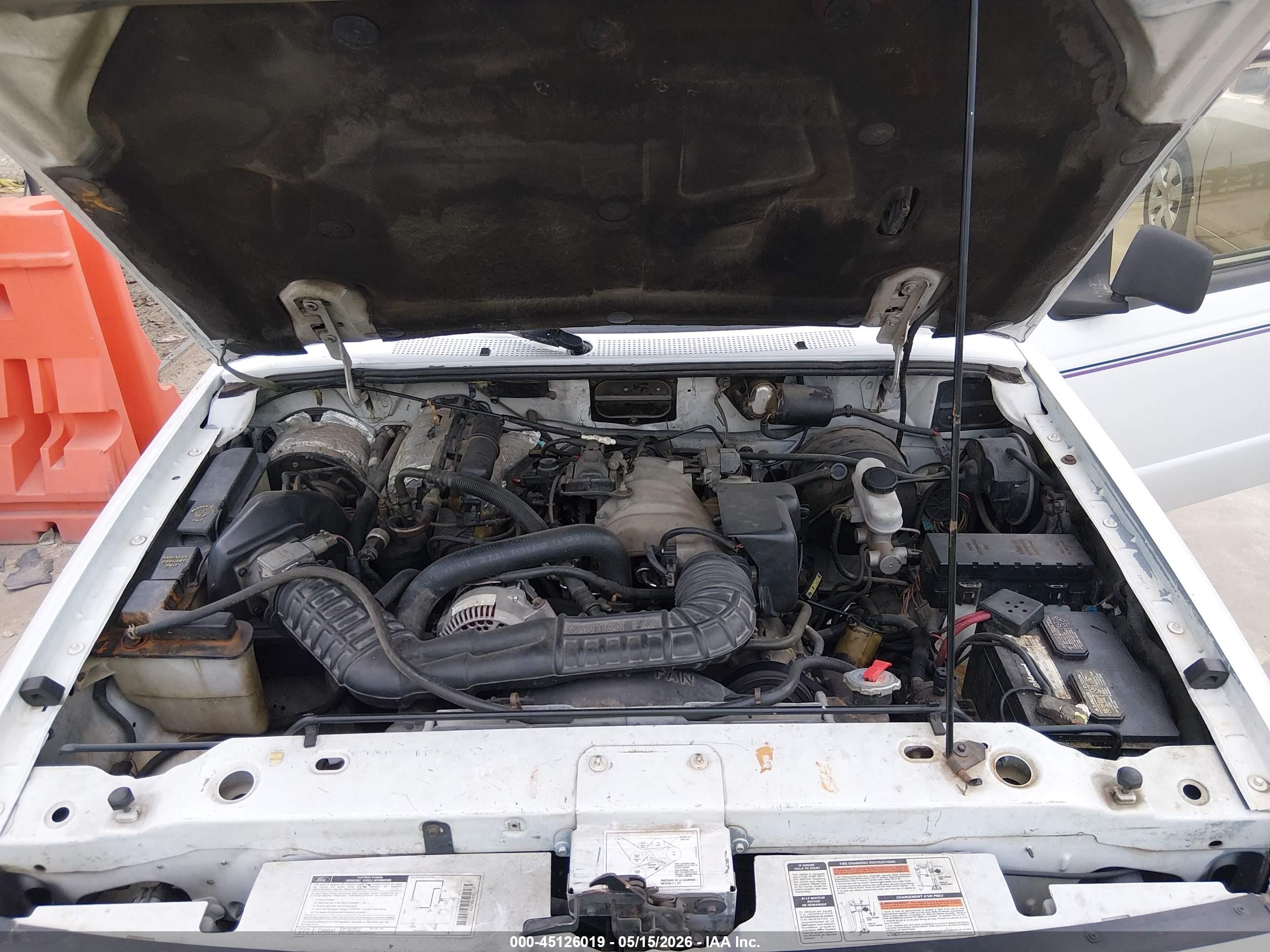 1994 Ford Ranger   White vin: 1FTCR10U1RPB46021