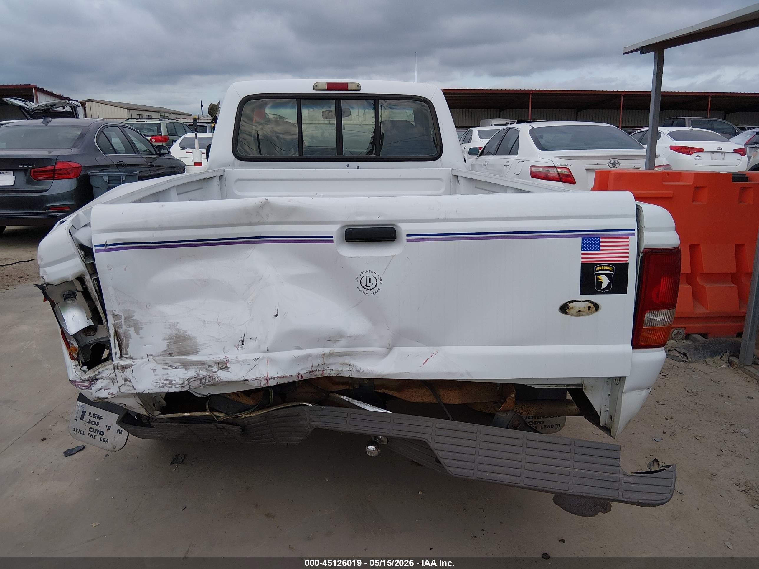1994 Ford Ranger   White vin: 1FTCR10U1RPB46021