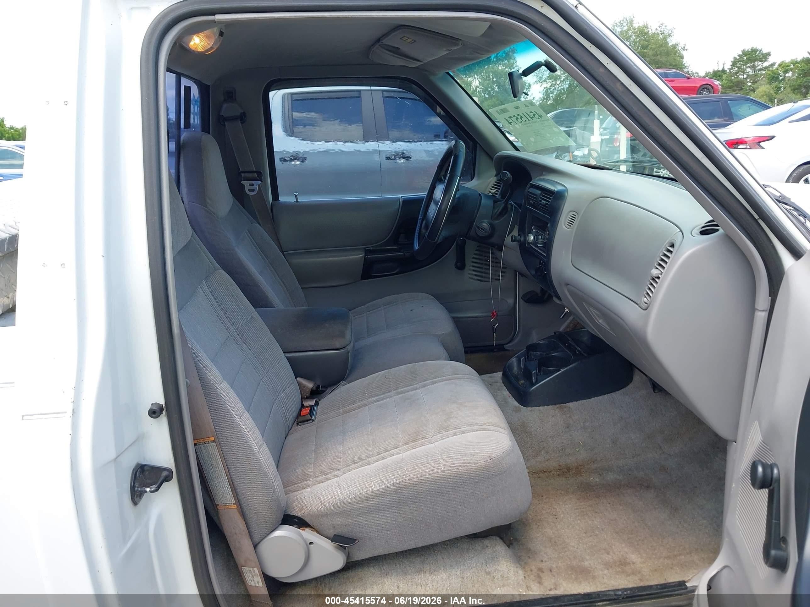 1997 Ford Ranger Splash/xl/xlt White vin: 1FTCR10U1VPB48975