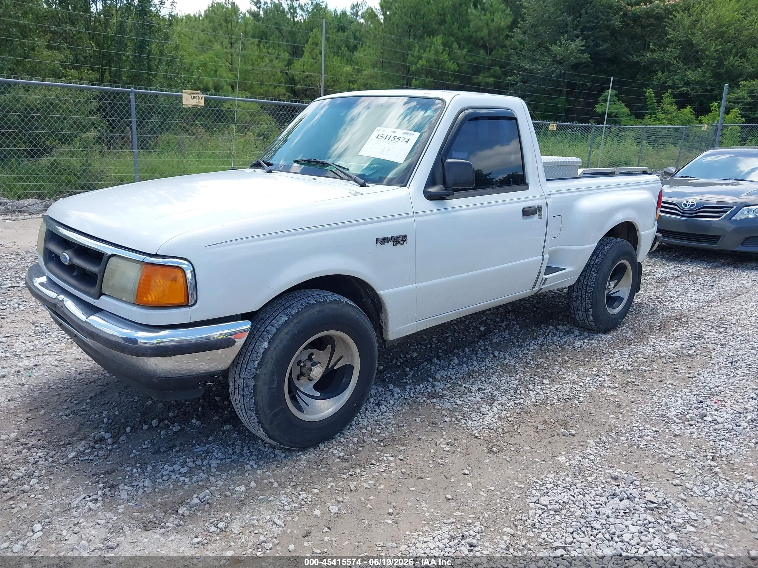 1997 Ford Ranger Splash/xl/xlt White vin: 1FTCR10U1VPB48975