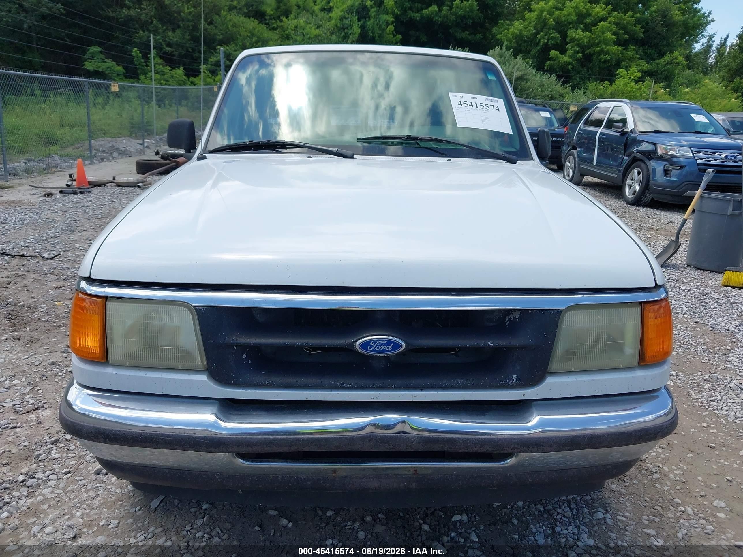 1997 Ford Ranger Splash/xl/xlt White vin: 1FTCR10U1VPB48975