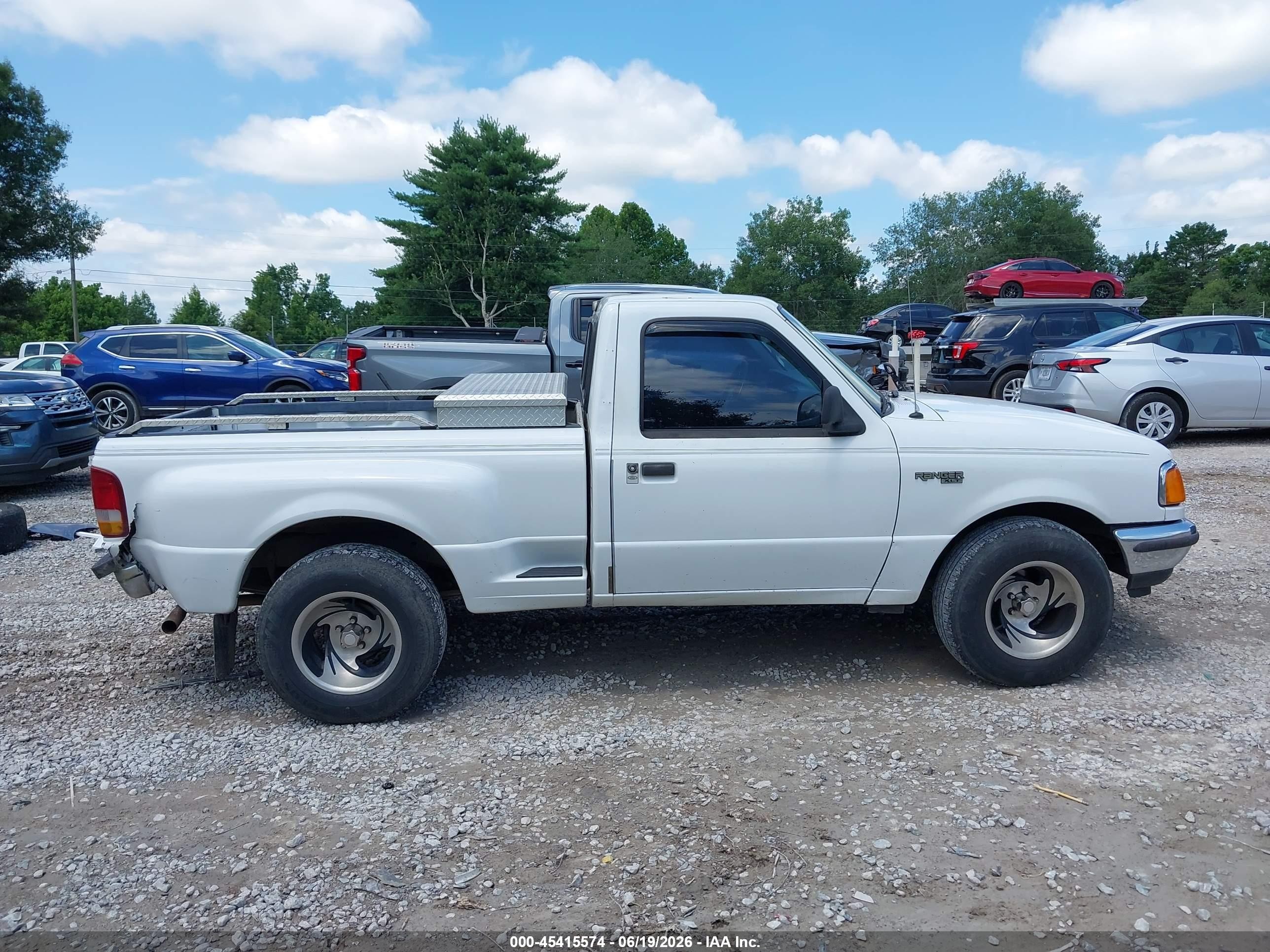 1997 Ford Ranger Splash/xl/xlt White vin: 1FTCR10U1VPB48975