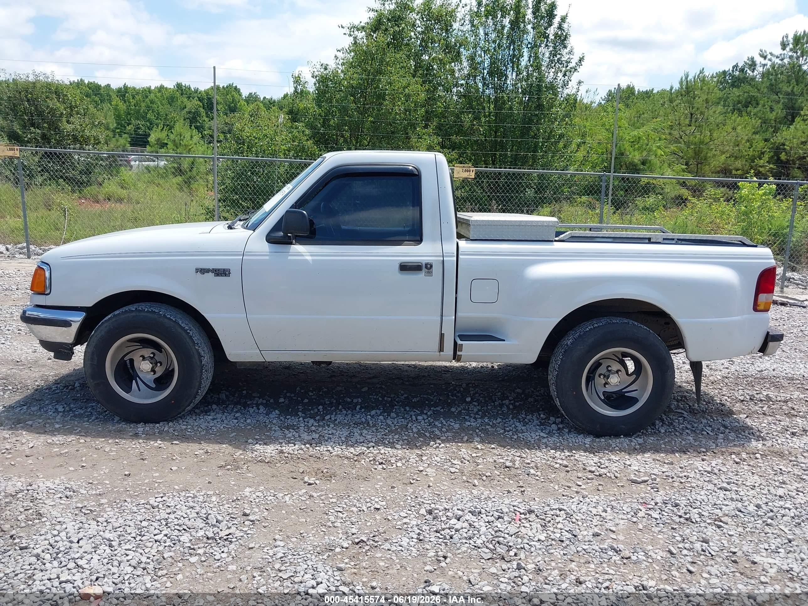 1997 Ford Ranger Splash/xl/xlt White vin: 1FTCR10U1VPB48975