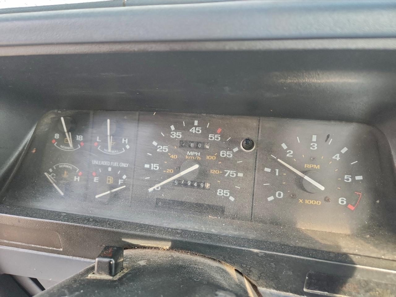1991 Ford Ranger White vin: 1FTCR10U2MUC87870