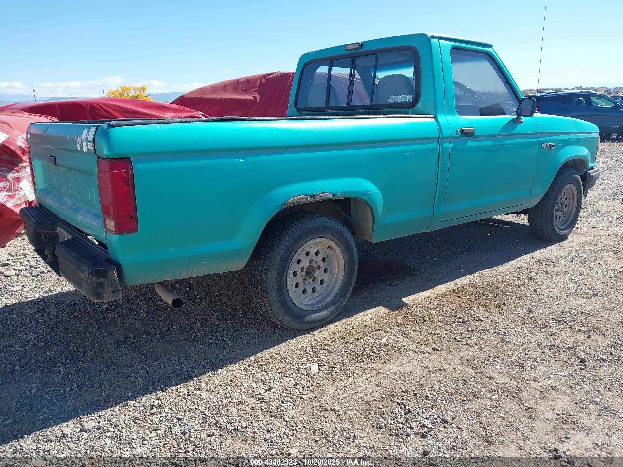 1992 Ford Ranger   Зеленый vin: 1FTCR10U2NTA49413