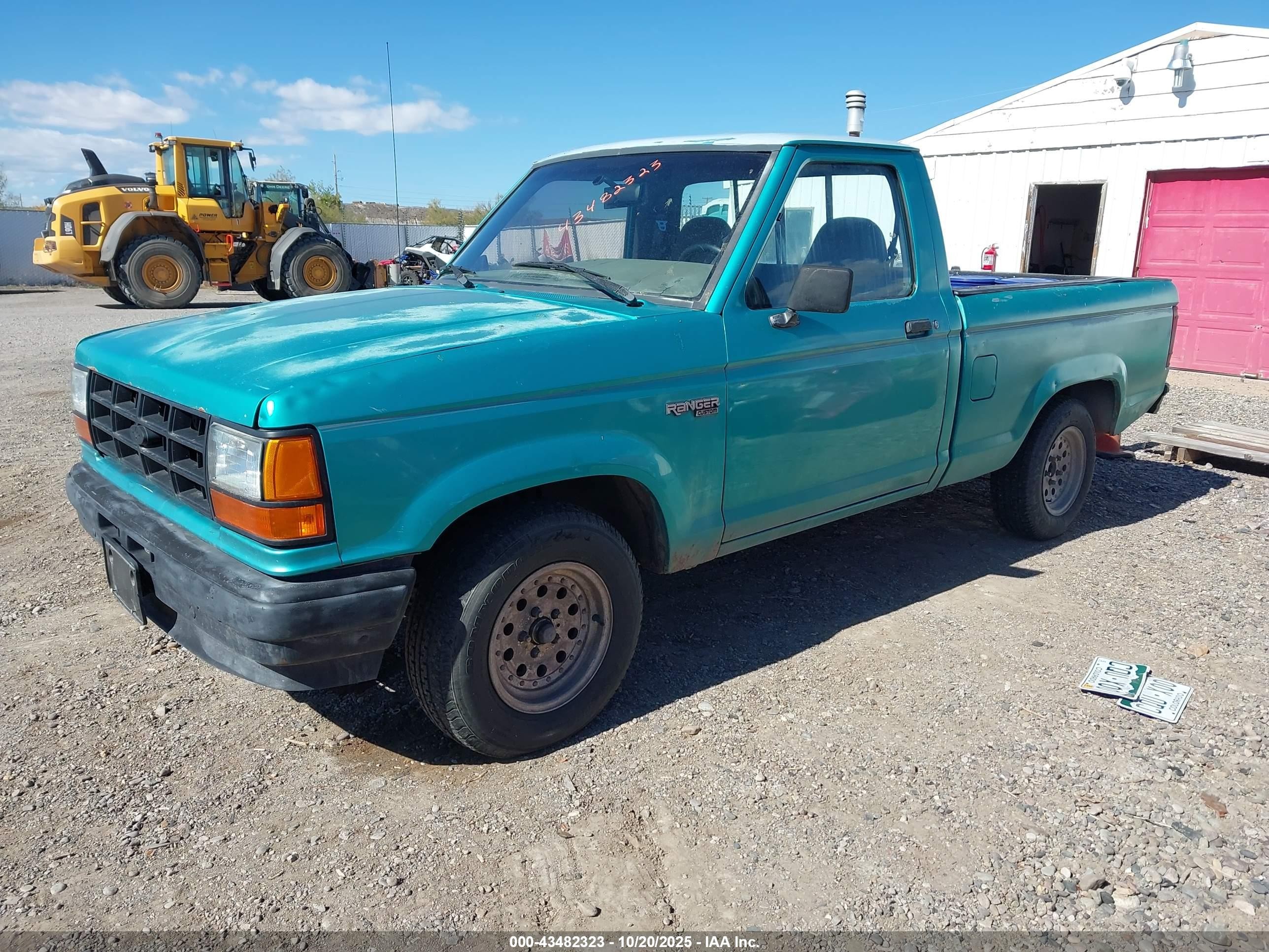 1992 Ford Ranger   Зеленый vin: 1FTCR10U2NTA49413