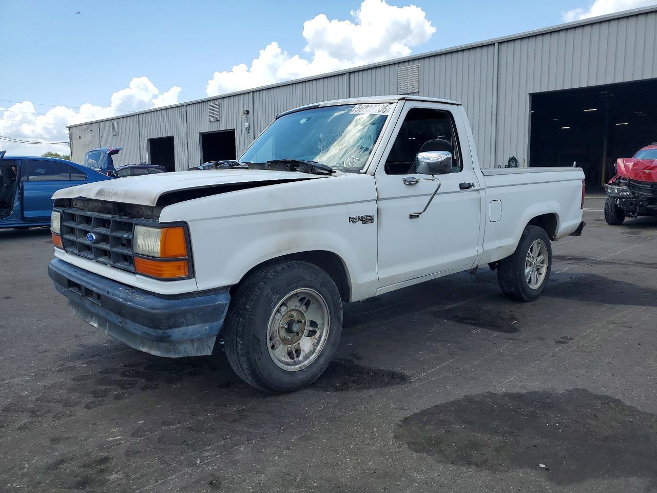 1992 Ford Ranger White vin: 1FTCR10U2NUD51116