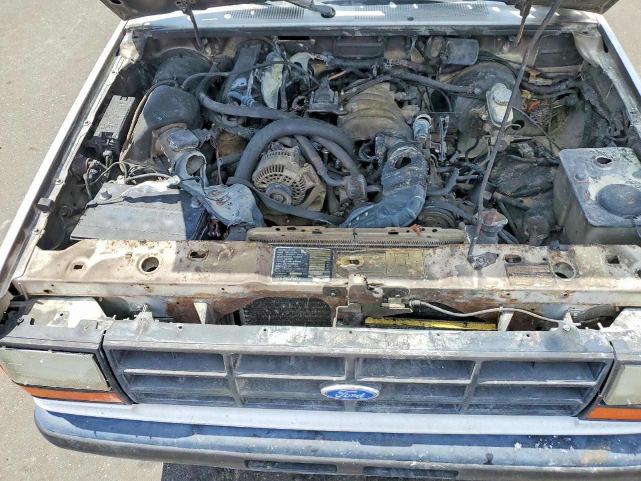 1992 Ford Ranger White vin: 1FTCR10U2NUD51116