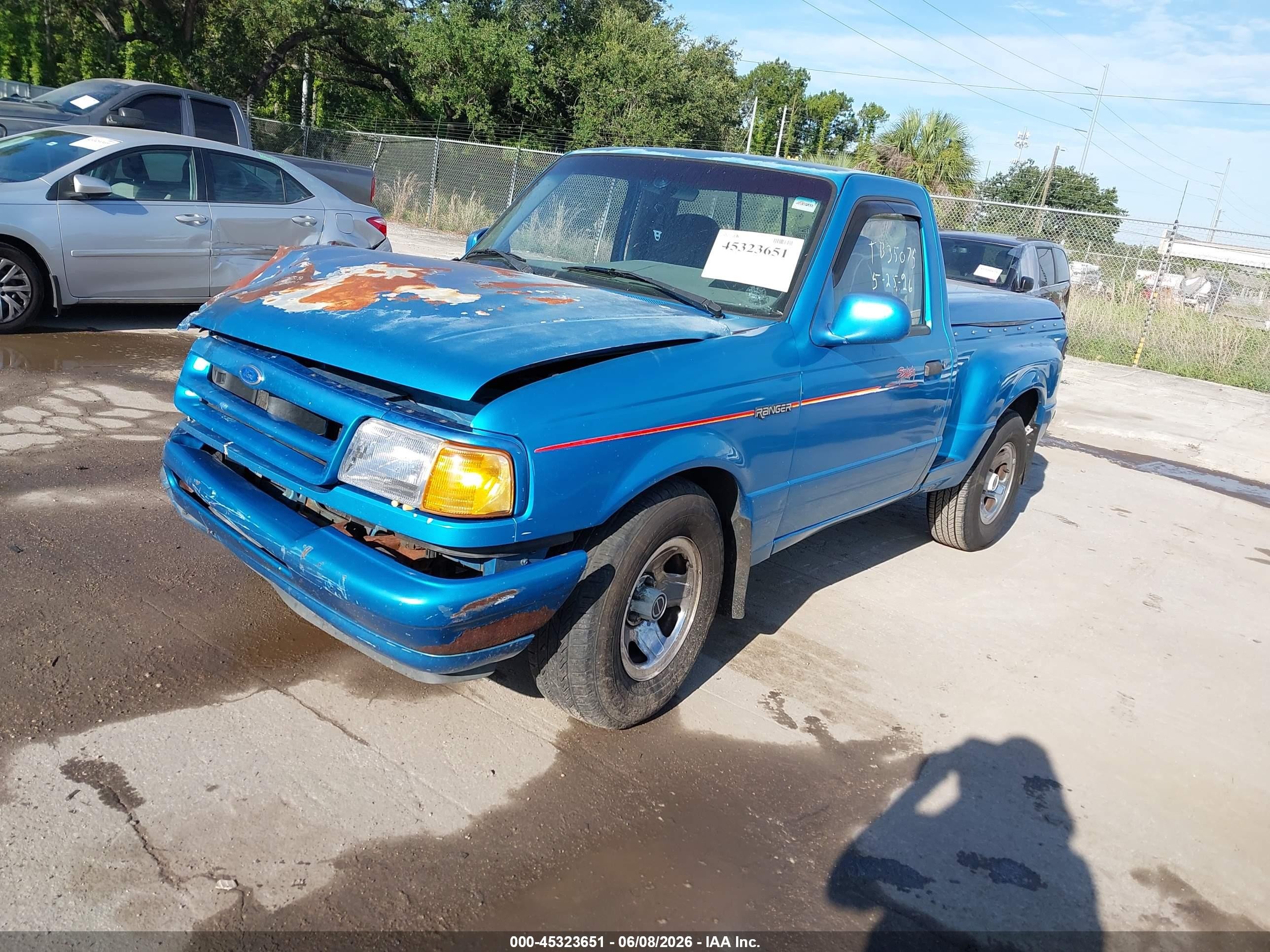 1993 Ford Ranger   Blue vin: 1FTCR10U2PPB51466