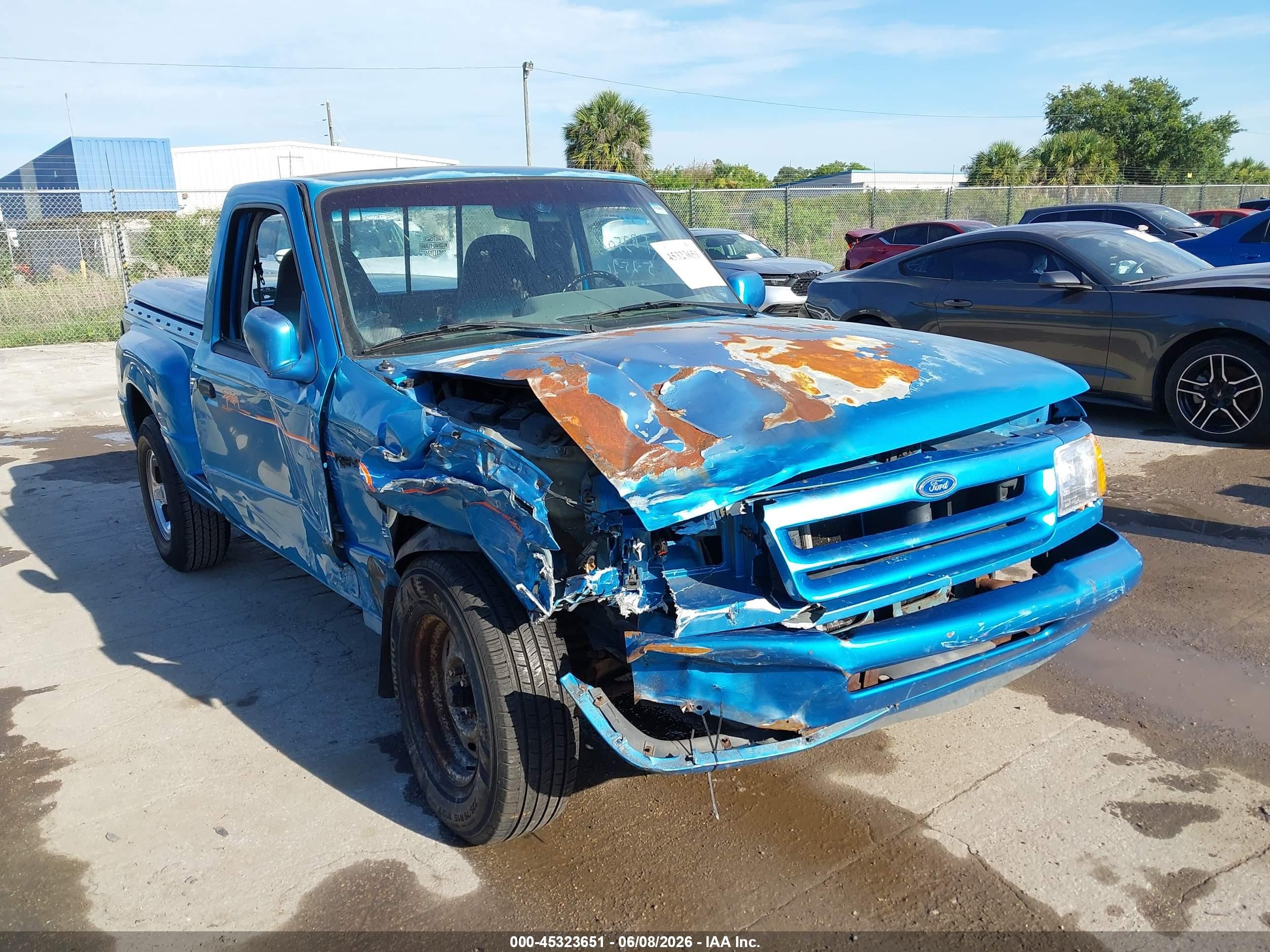 1993 Ford Ranger   Blue vin: 1FTCR10U2PPB51466