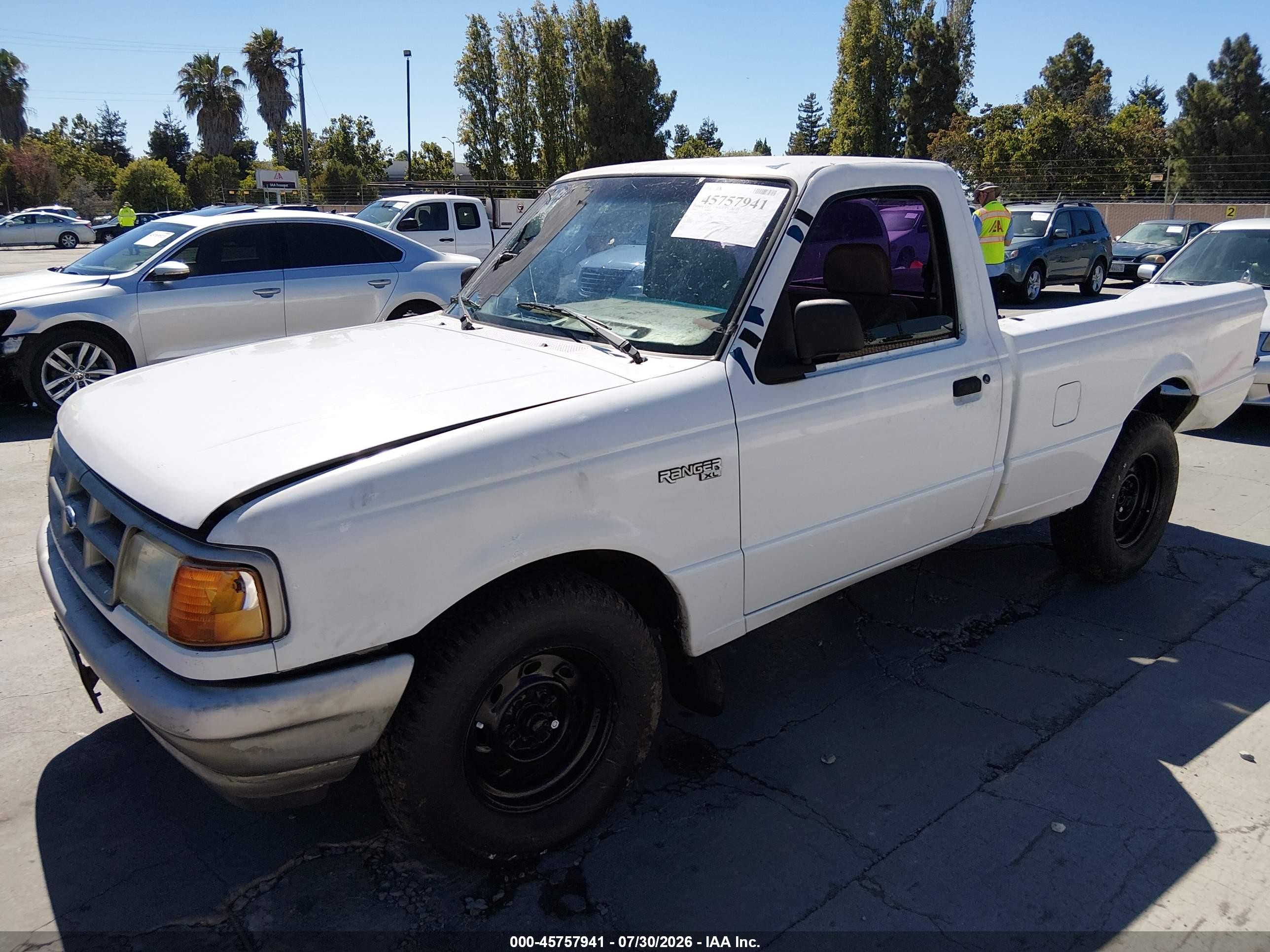1994 Ford Ranger White vin: 1FTCR10U2RPC24175