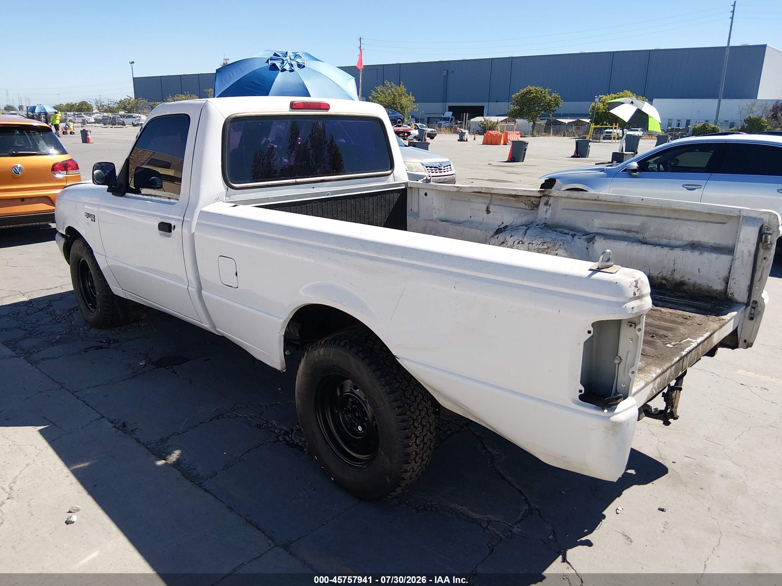 1994 Ford Ranger White vin: 1FTCR10U2RPC24175