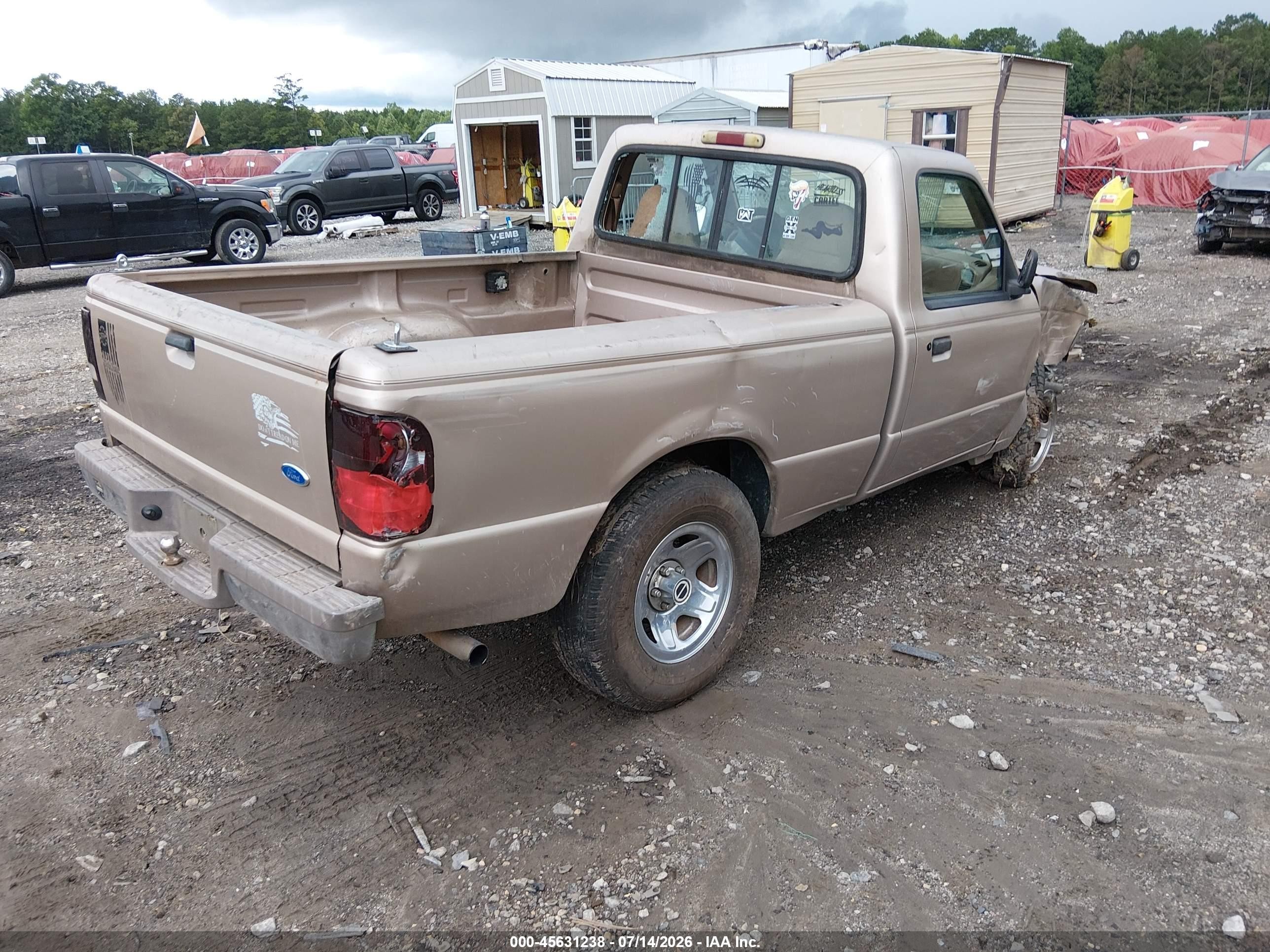 1995 Ford Ranger   Золотой vin: 1FTCR10U2STA41095